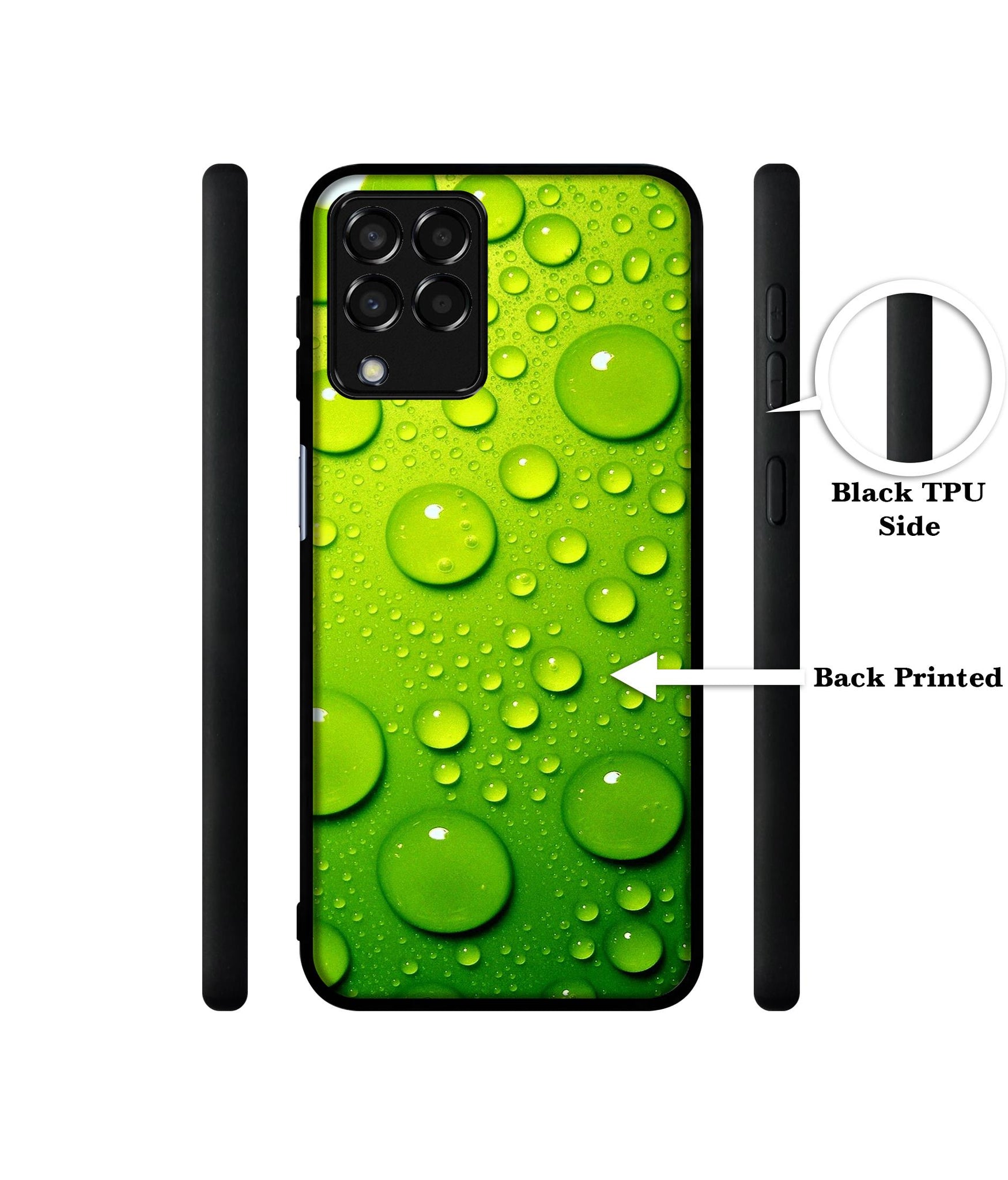 Green Bubbles Designer 2D Printed Back Case Cover for Samsung Galaxy M33 5G