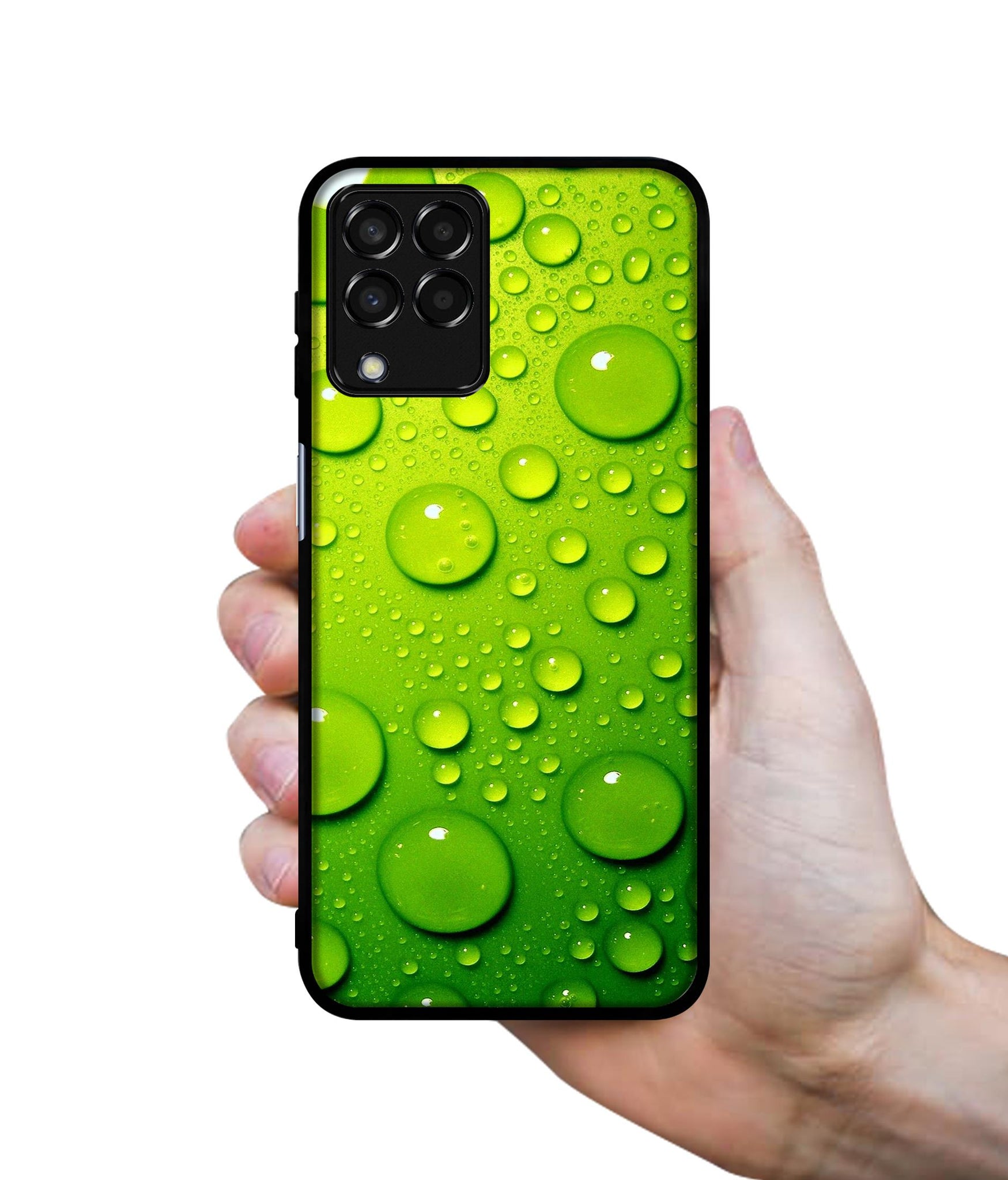 Green Bubbles Designer 2D Printed Back Case Cover for Samsung Galaxy M33 5G