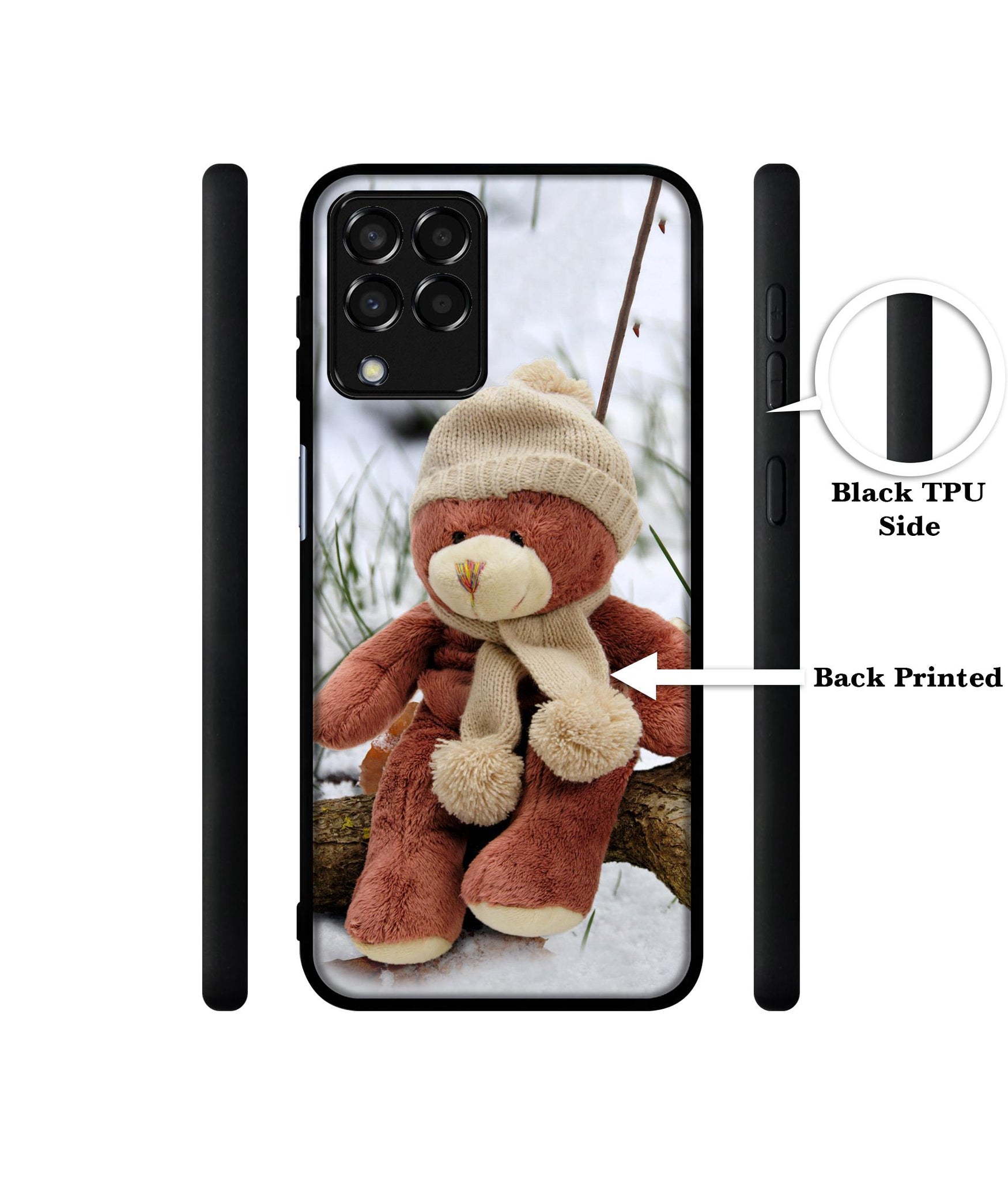 Woolen Bear Designer 2D Printed Back Case Cover for Samsung Galaxy M33 5G