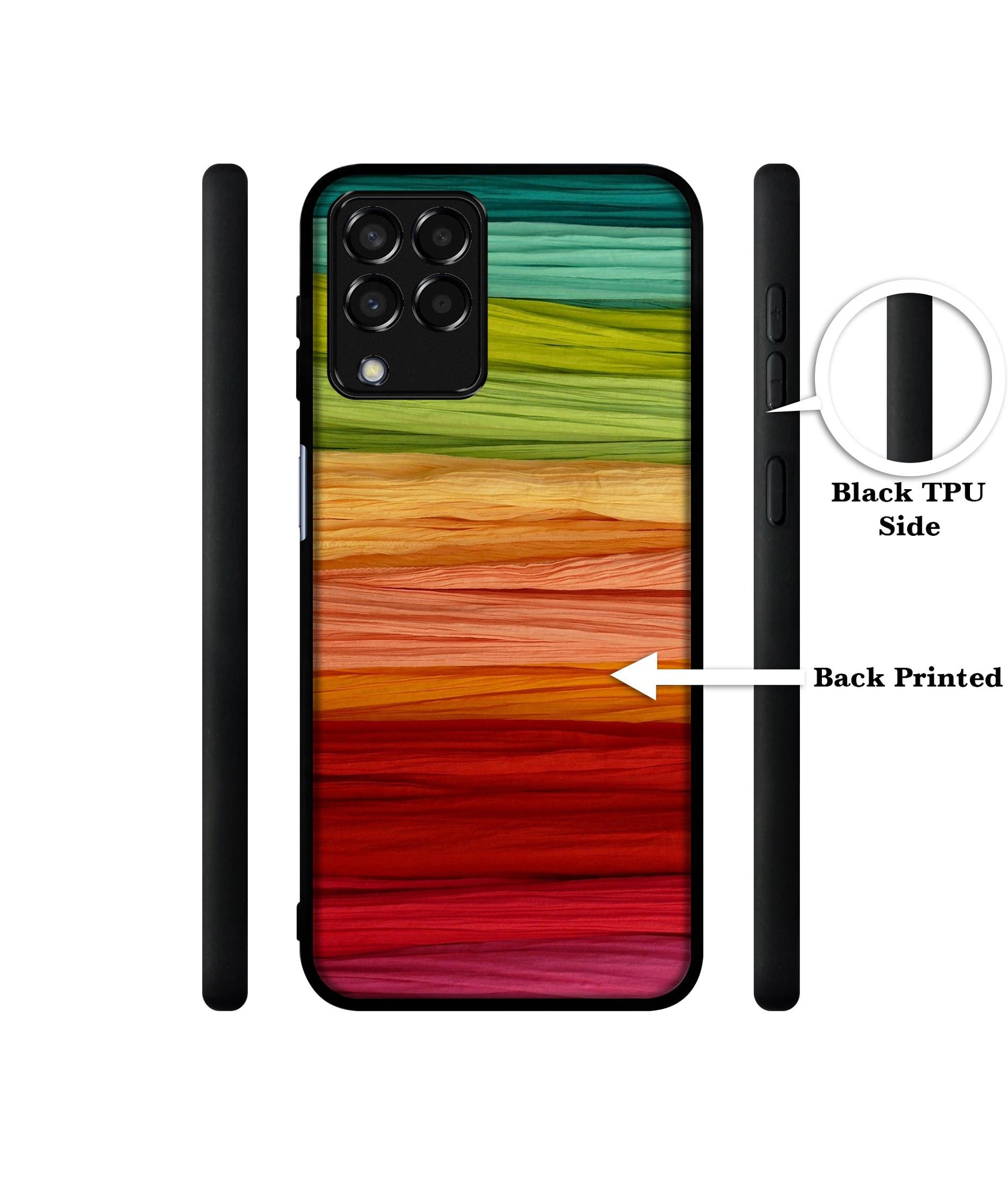 Colorful Thread Designer 2D Printed Back Case Cover for Samsung Galaxy M33 5G