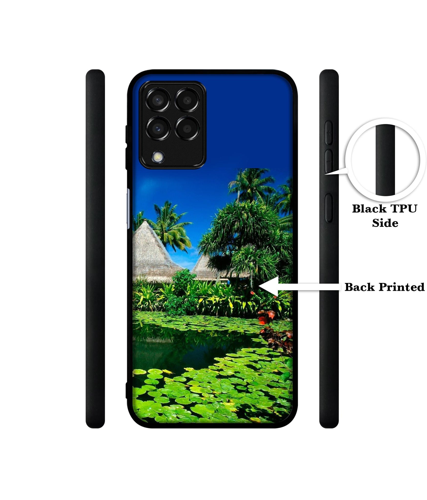 Tropics Water Designer 2D Printed Back Case Cover for Samsung Galaxy M33 5G