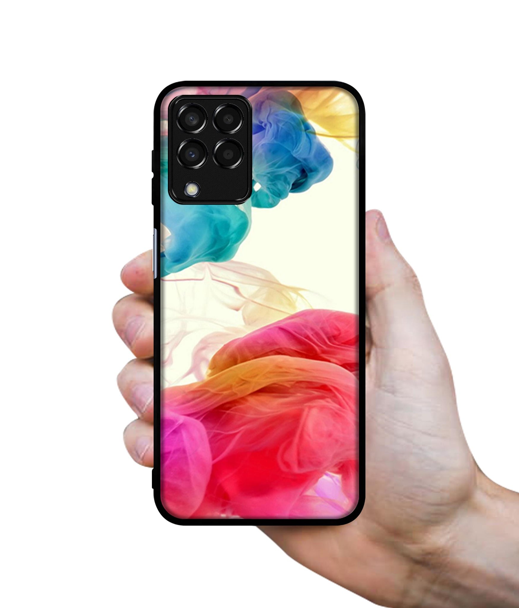 Colored Smoke Designer 2D Printed Back Case Cover for Samsung Galaxy M33 5G