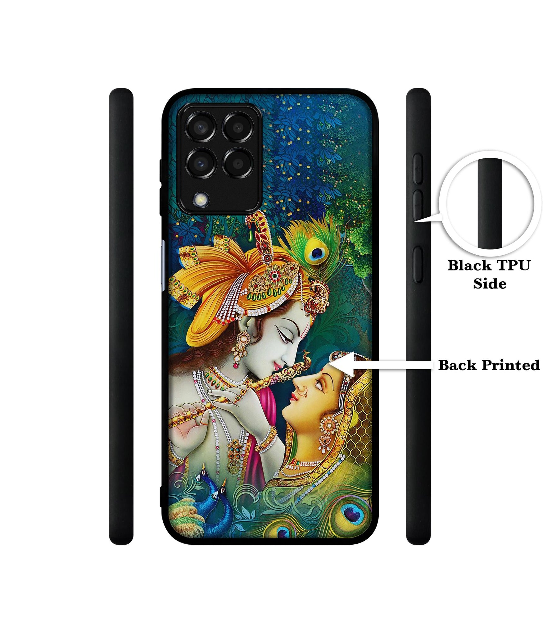 Radha Kishan Love Designer 2D Printed Back Case Cover for Samsung Galaxy M33 5G