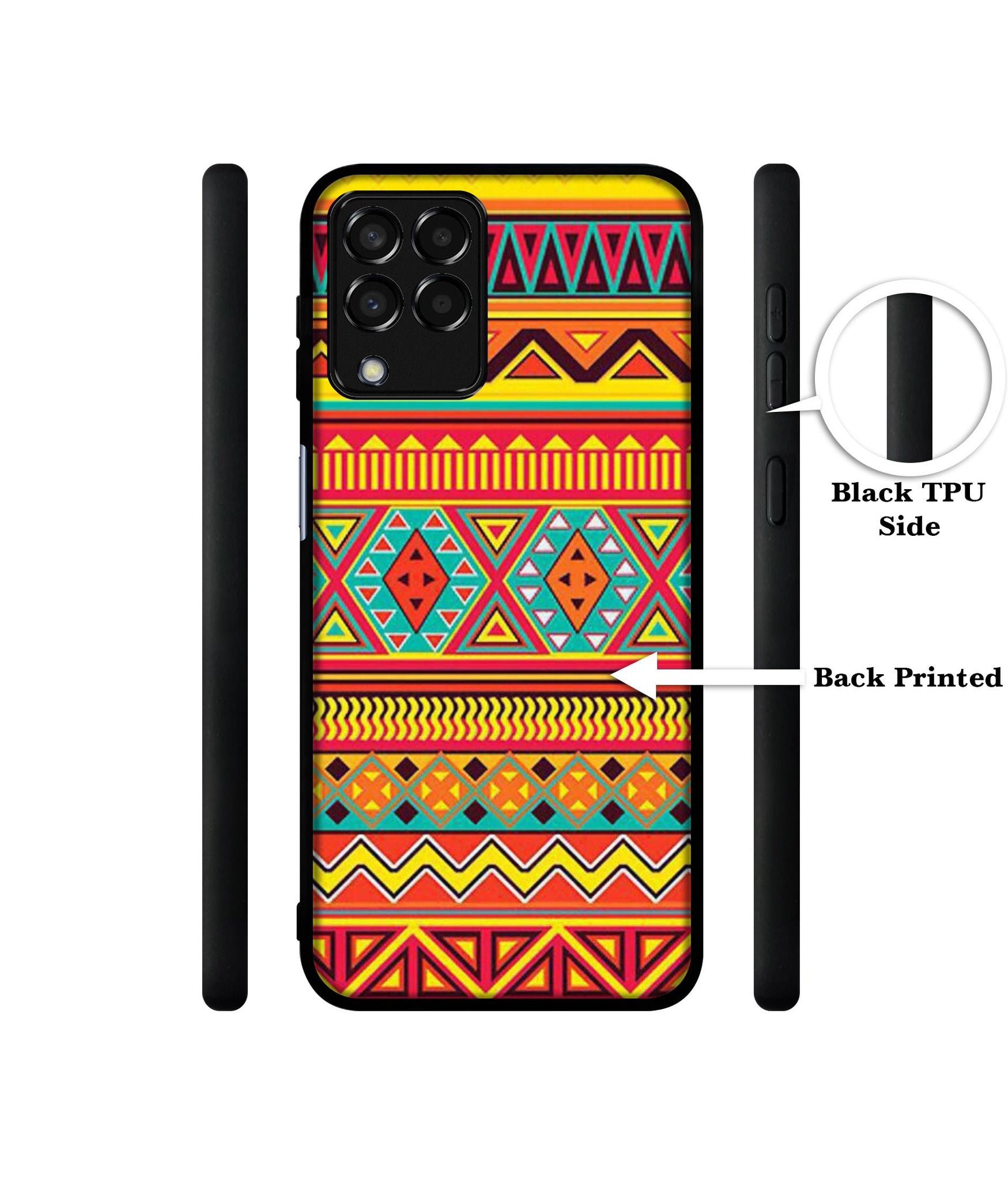 Artistic Rangoli Designer 2D Printed Back Case Cover for Samsung Galaxy M33 5G