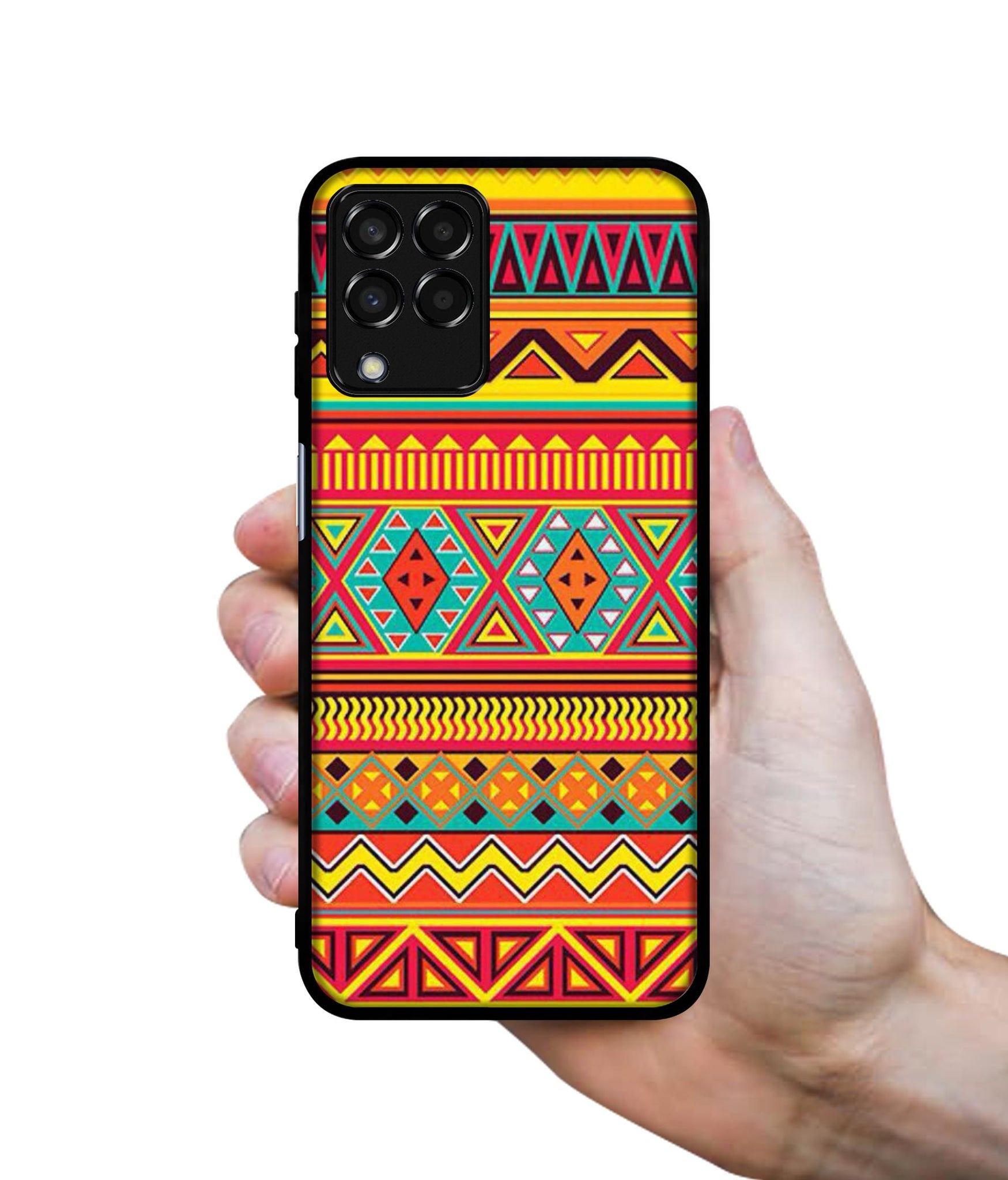 Artistic Rangoli Designer 2D Printed Back Case Cover for Samsung Galaxy M33 5G