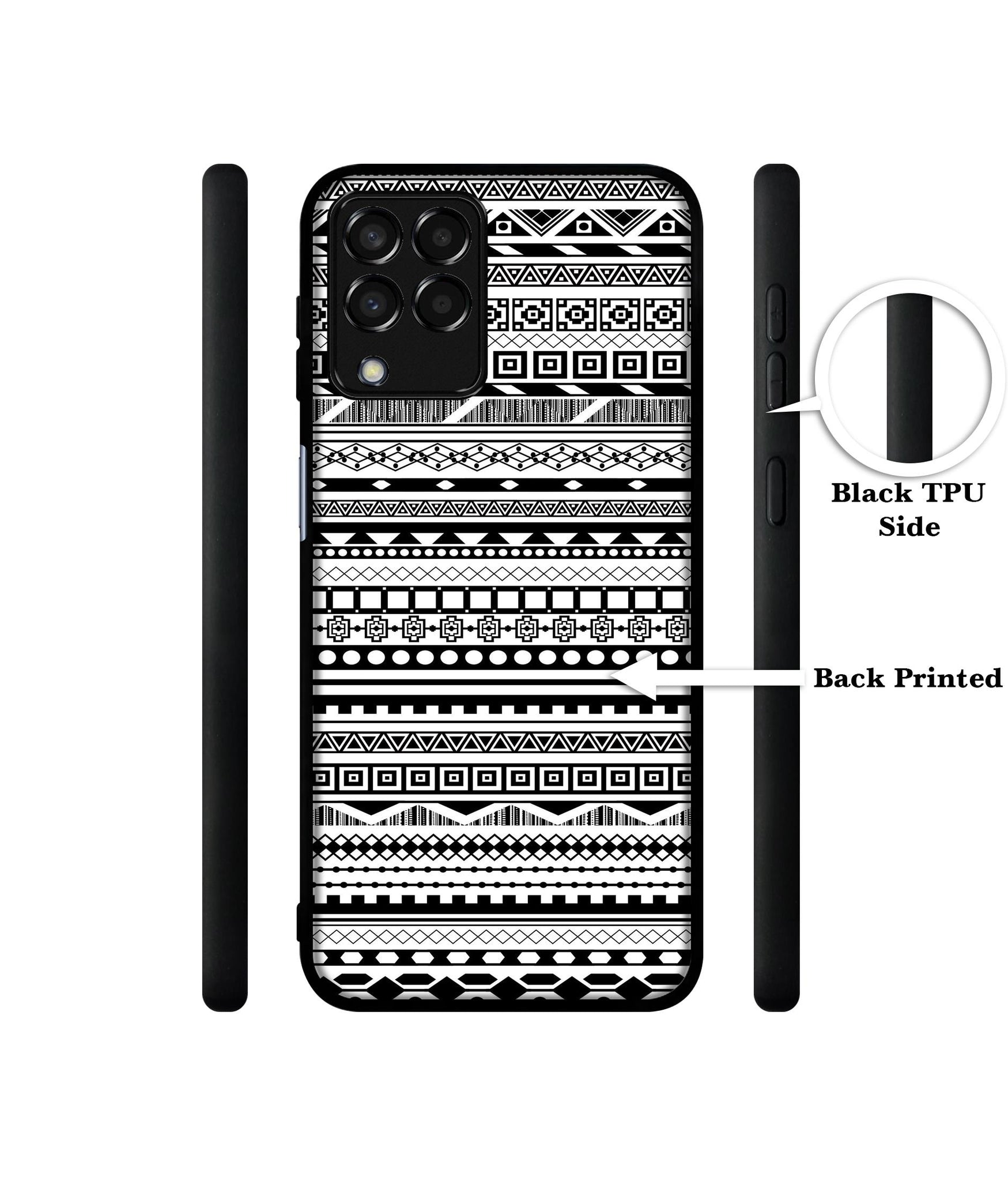 Black & White Patterns Designer 2D Printed Back Case Cover for Samsung Galaxy M33 5G