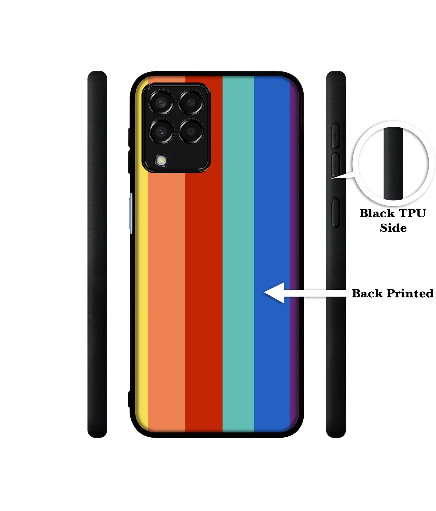 Rainbow Colors Designer 2D Printed Back Case Cover for Samsung Galaxy M33 5G