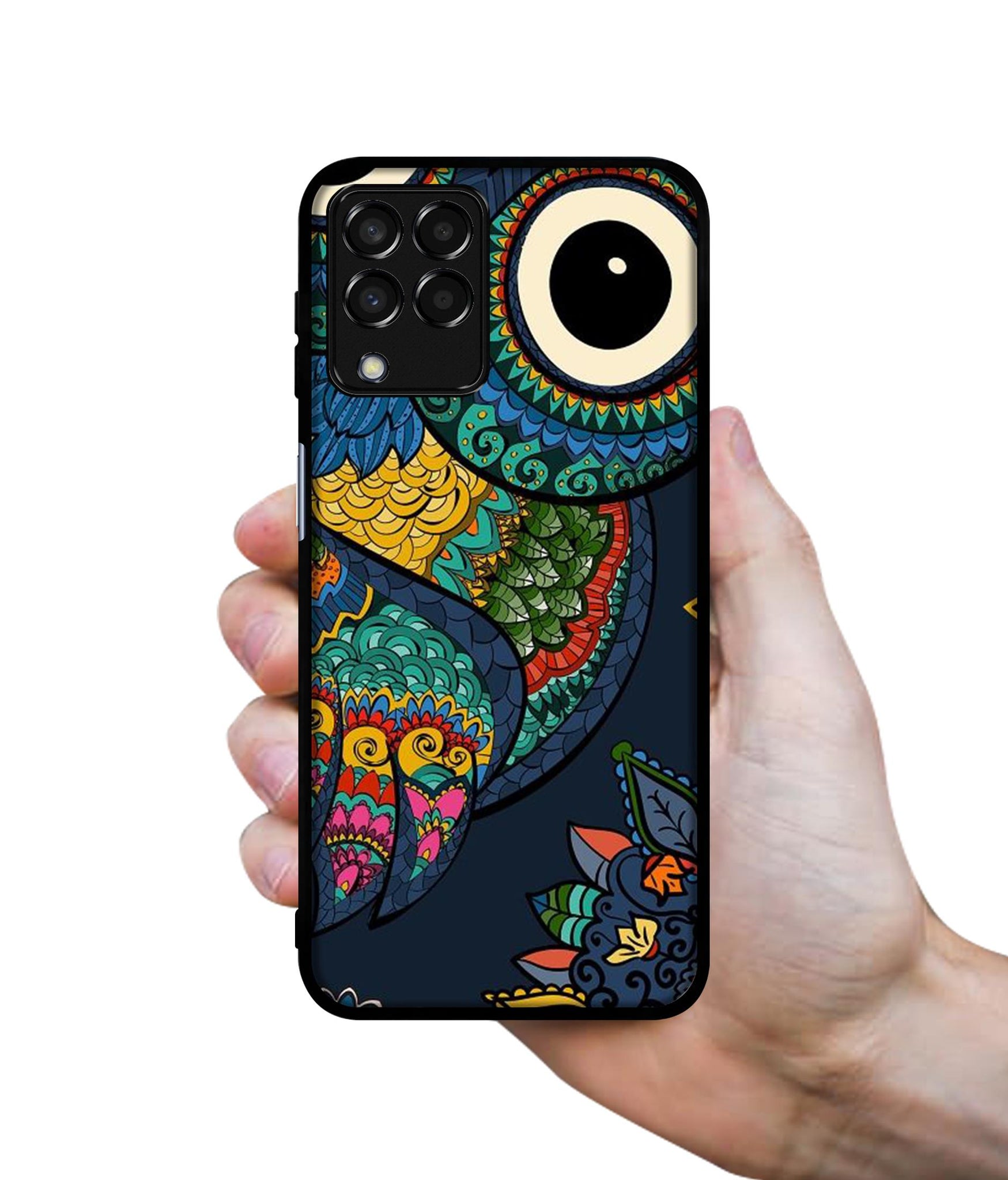Owl Illustration Designer 2D Printed Back Case Cover for Samsung Galaxy M33 5G