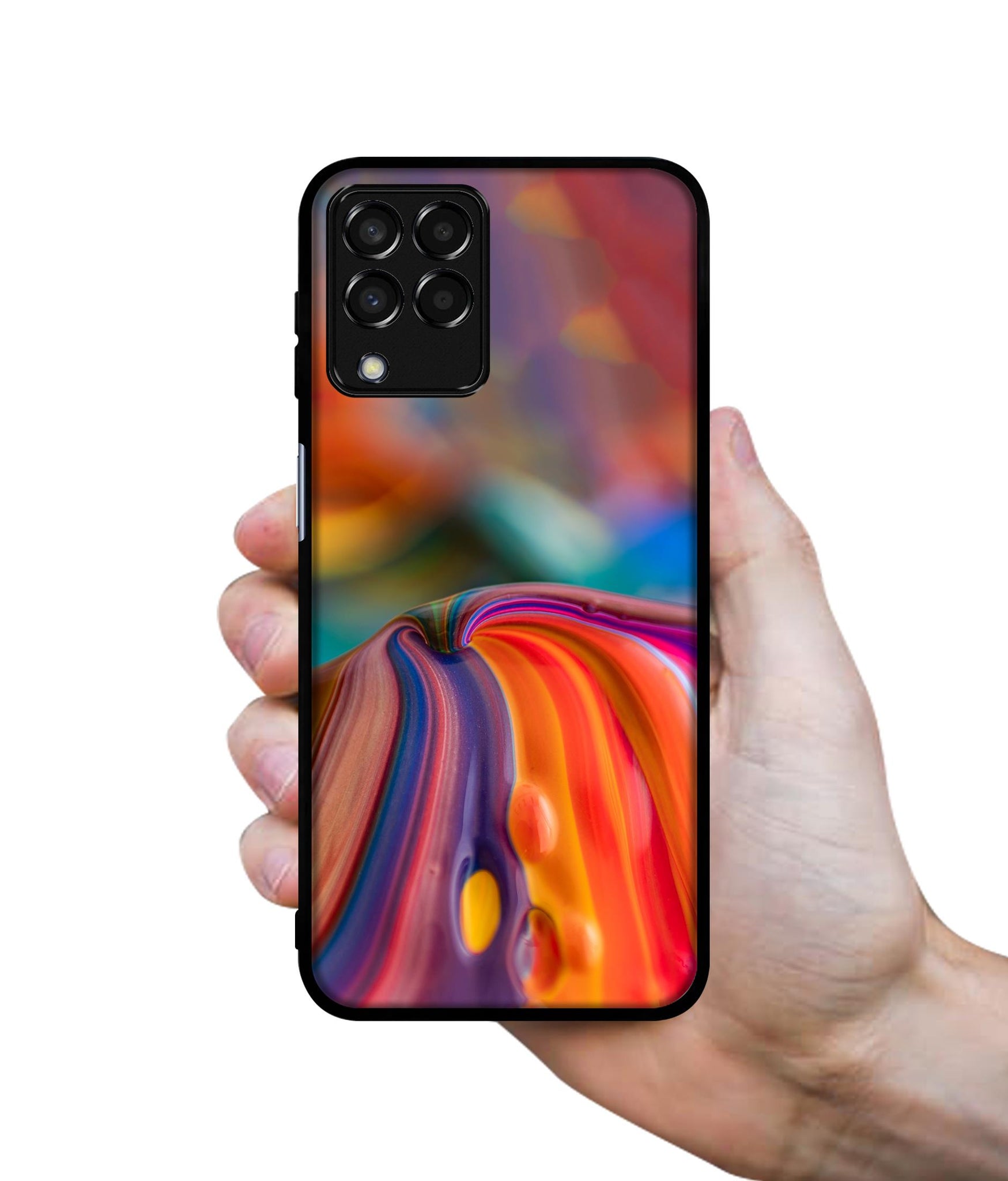 Rainbow Colors Designer 2D Printed Back Case Cover for Samsung Galaxy M33 5G