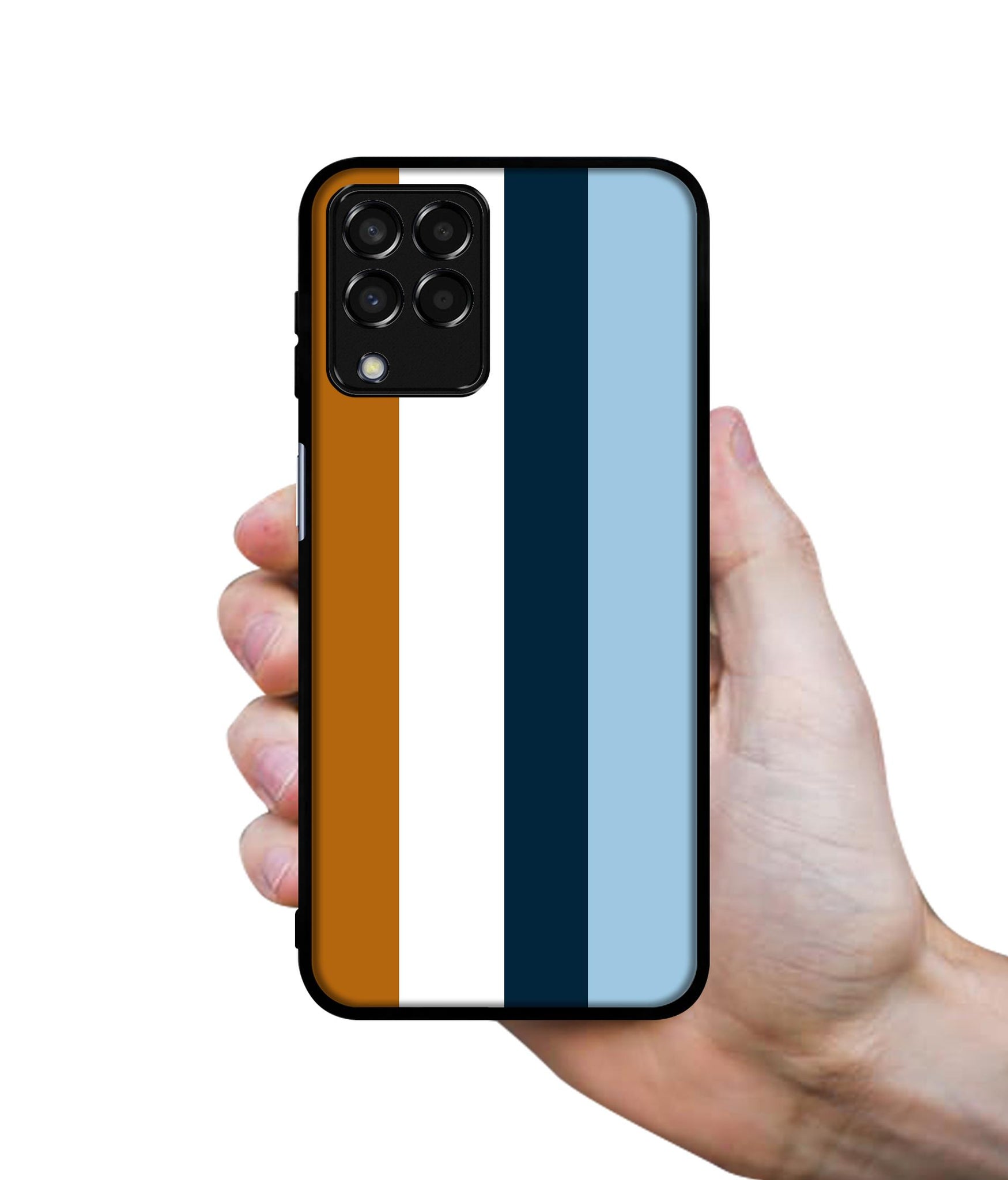 Color Stripes Designer 2D Printed Back Case Cover for Samsung Galaxy M33 5G