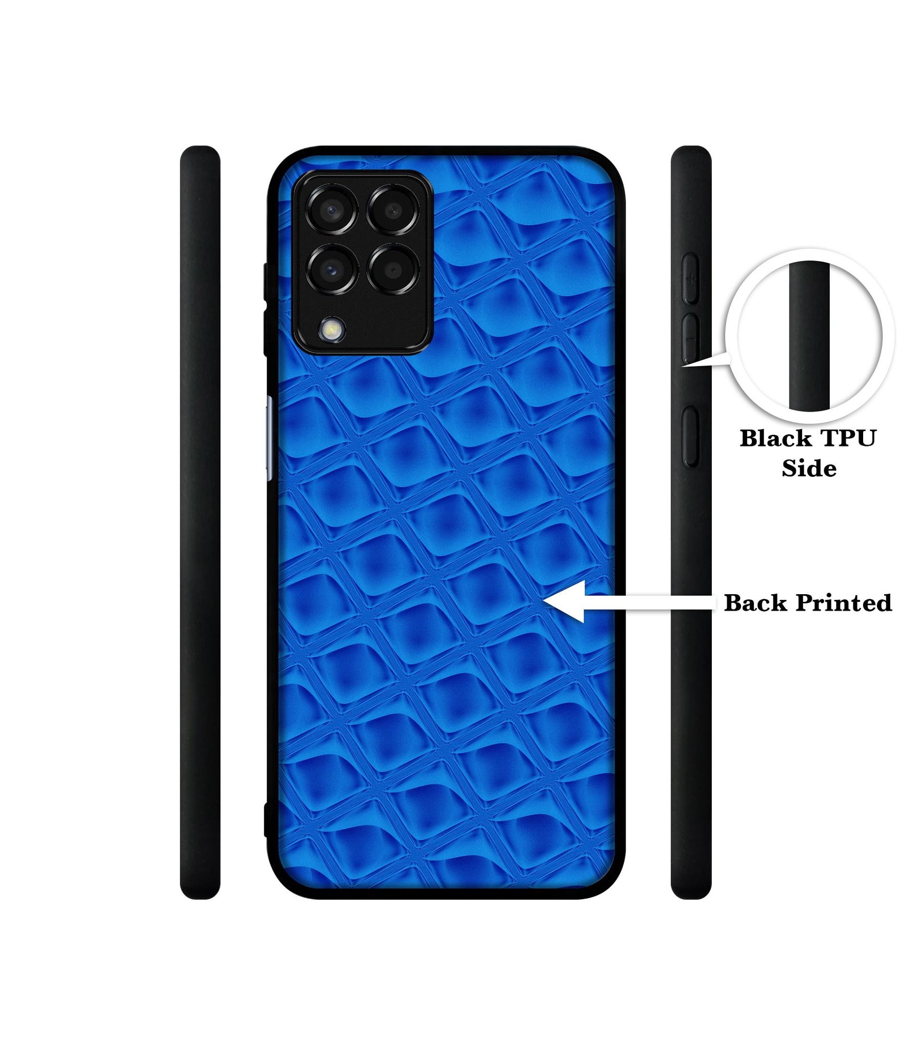 Blue Diamond Designer 2D Printed Back Case Cover for Samsung Galaxy M33 5G