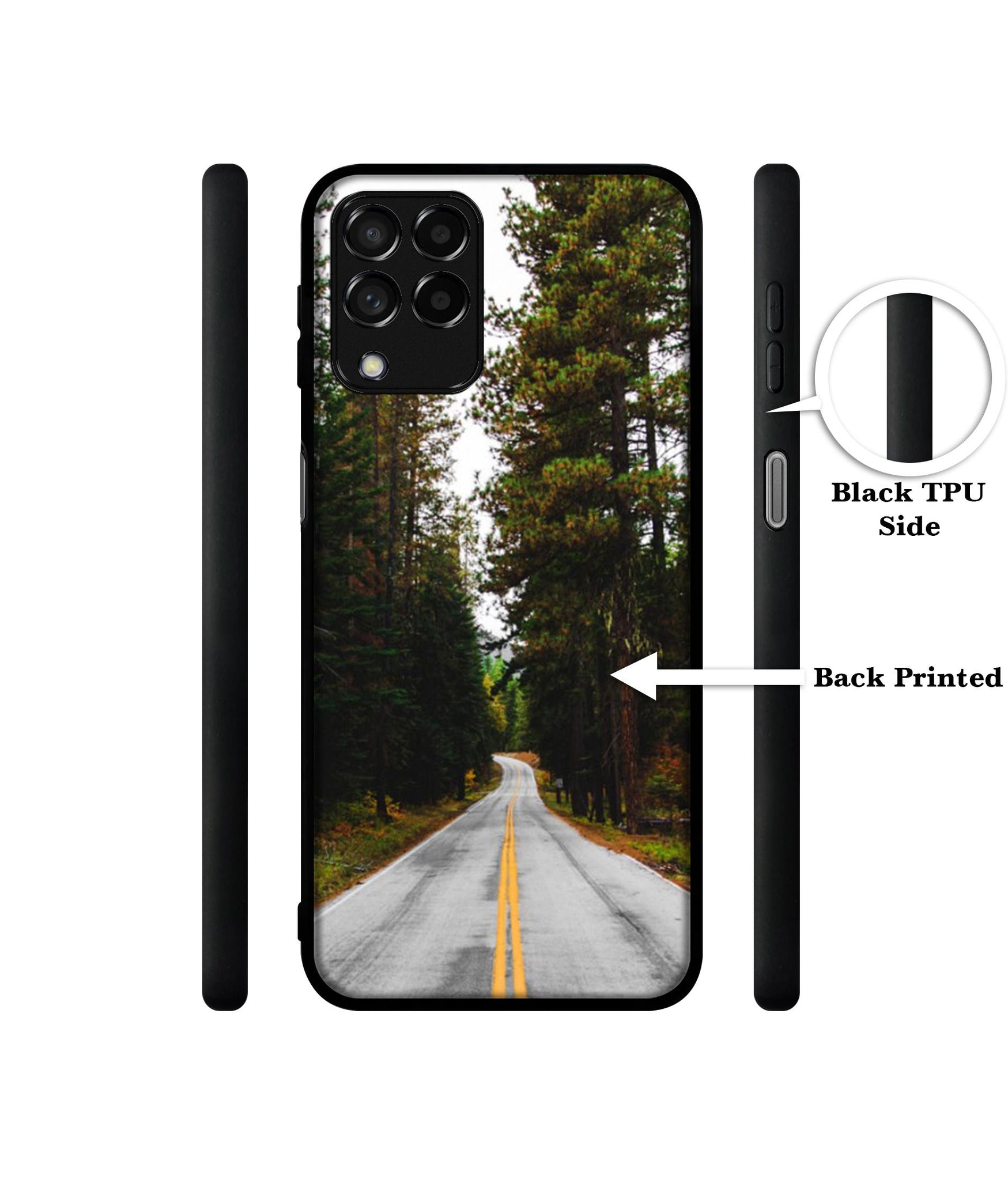 Road Photo Designer 2D Printed Back Case Cover for Samsung Galaxy M53 5G