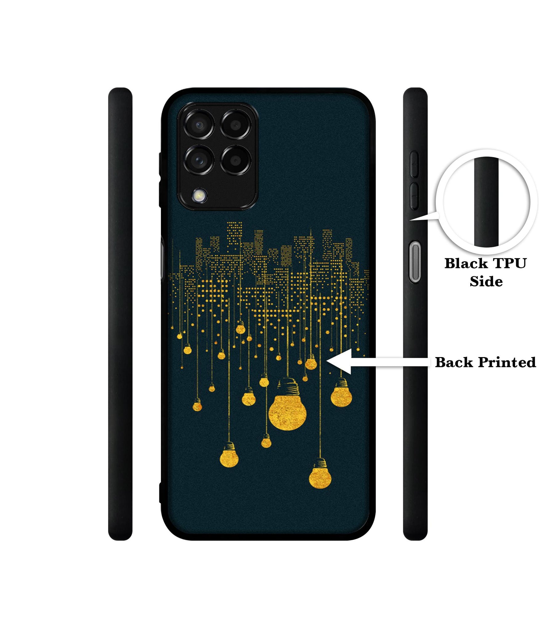 City Light Pattern Designer 2D Printed Back Case Cover for Samsung Galaxy M53 5G