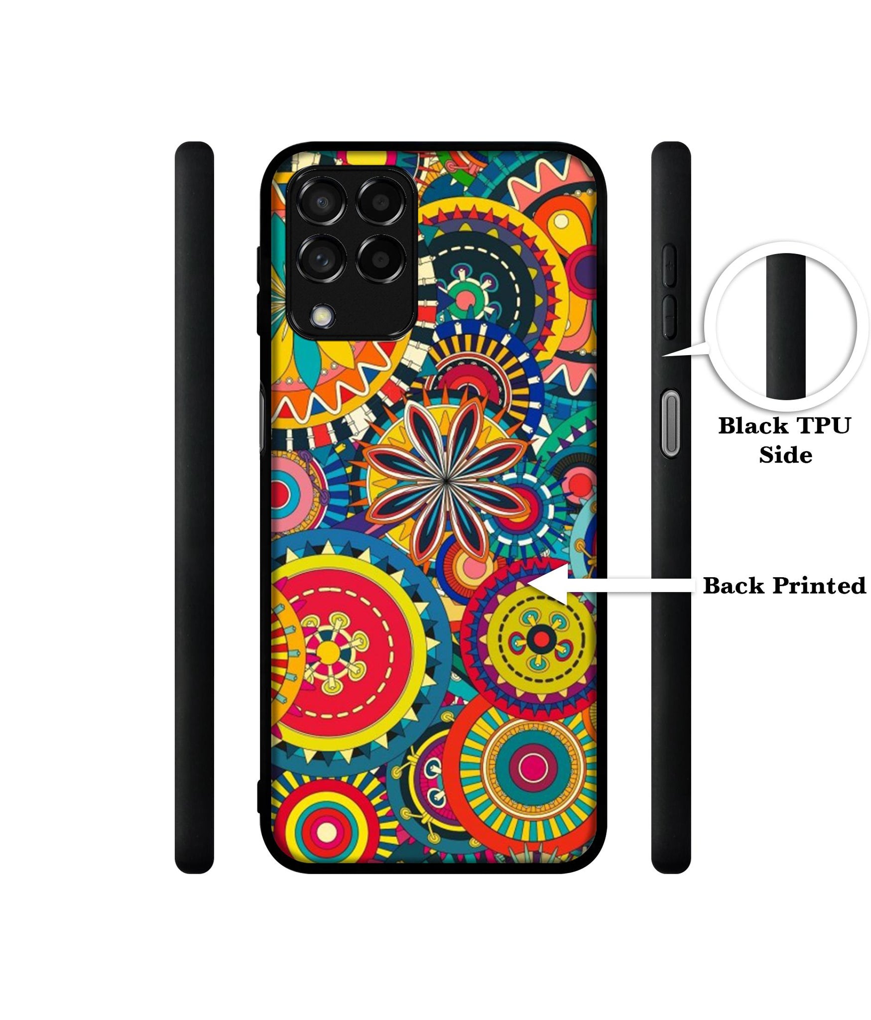 Ring Pattern Print Designer 2D Printed Back Case Cover for Samsung Galaxy M53 5G