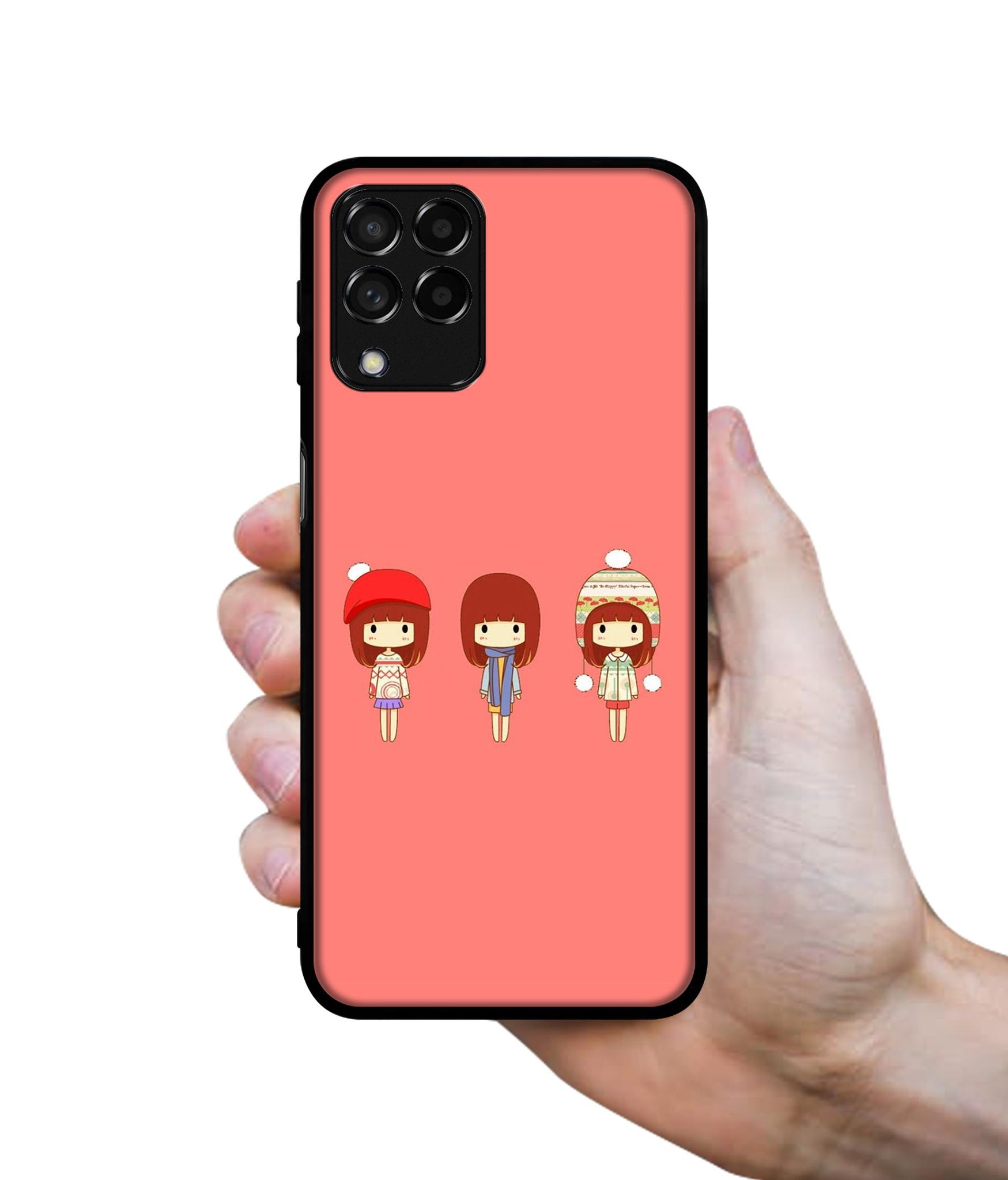 Cute Girls Designer 2D Printed Back Case Cover for Samsung Galaxy M53 5G