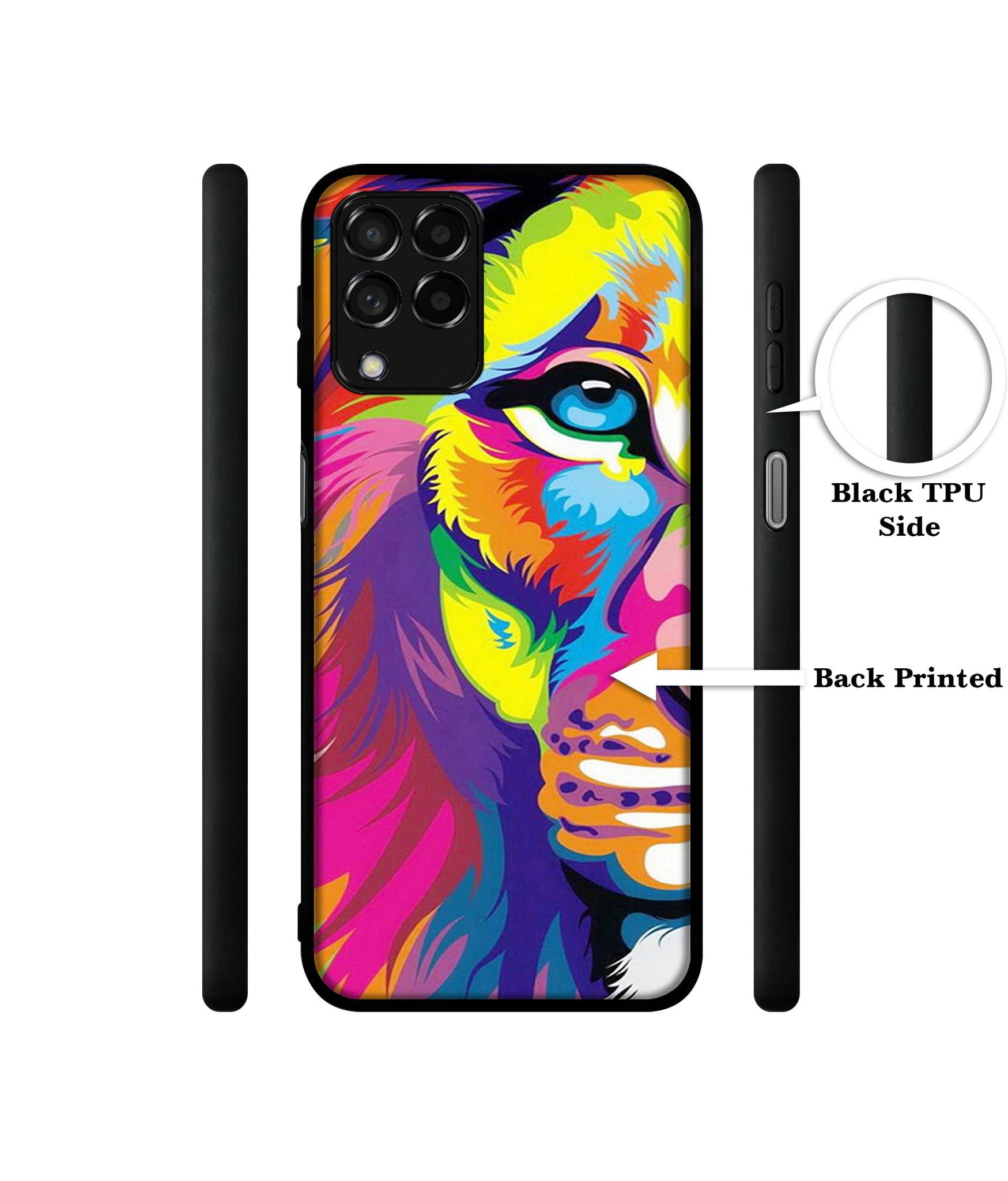 Lion Designer 2D Printed Back Case Cover for Samsung Galaxy M53 5G