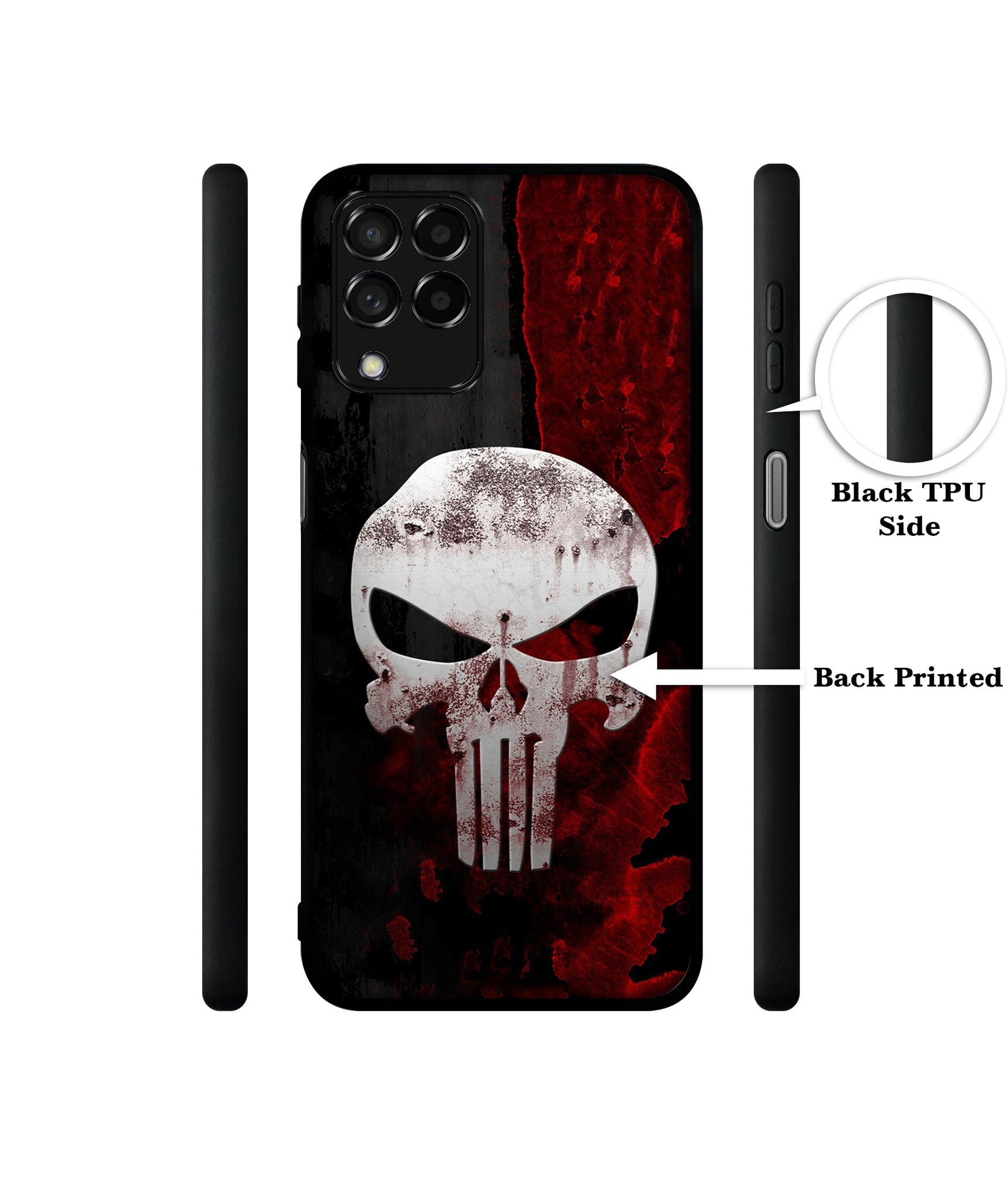 Punisher Skull Designer 2D Printed Back Case Cover for Samsung Galaxy M53 5G