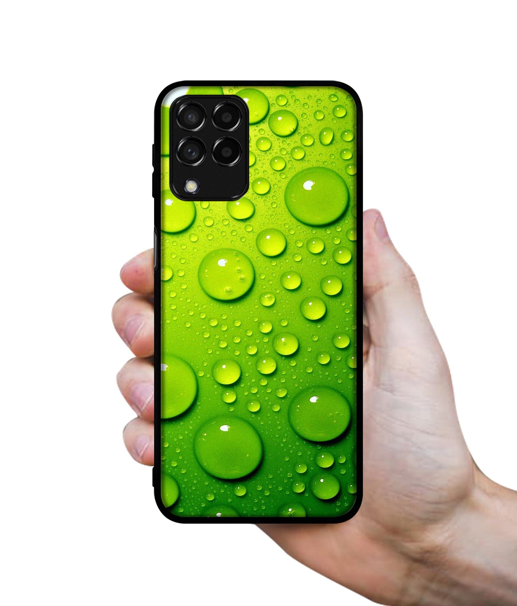 Green Bubbles Designer 2D Printed Back Case Cover for Samsung Galaxy M53 5G