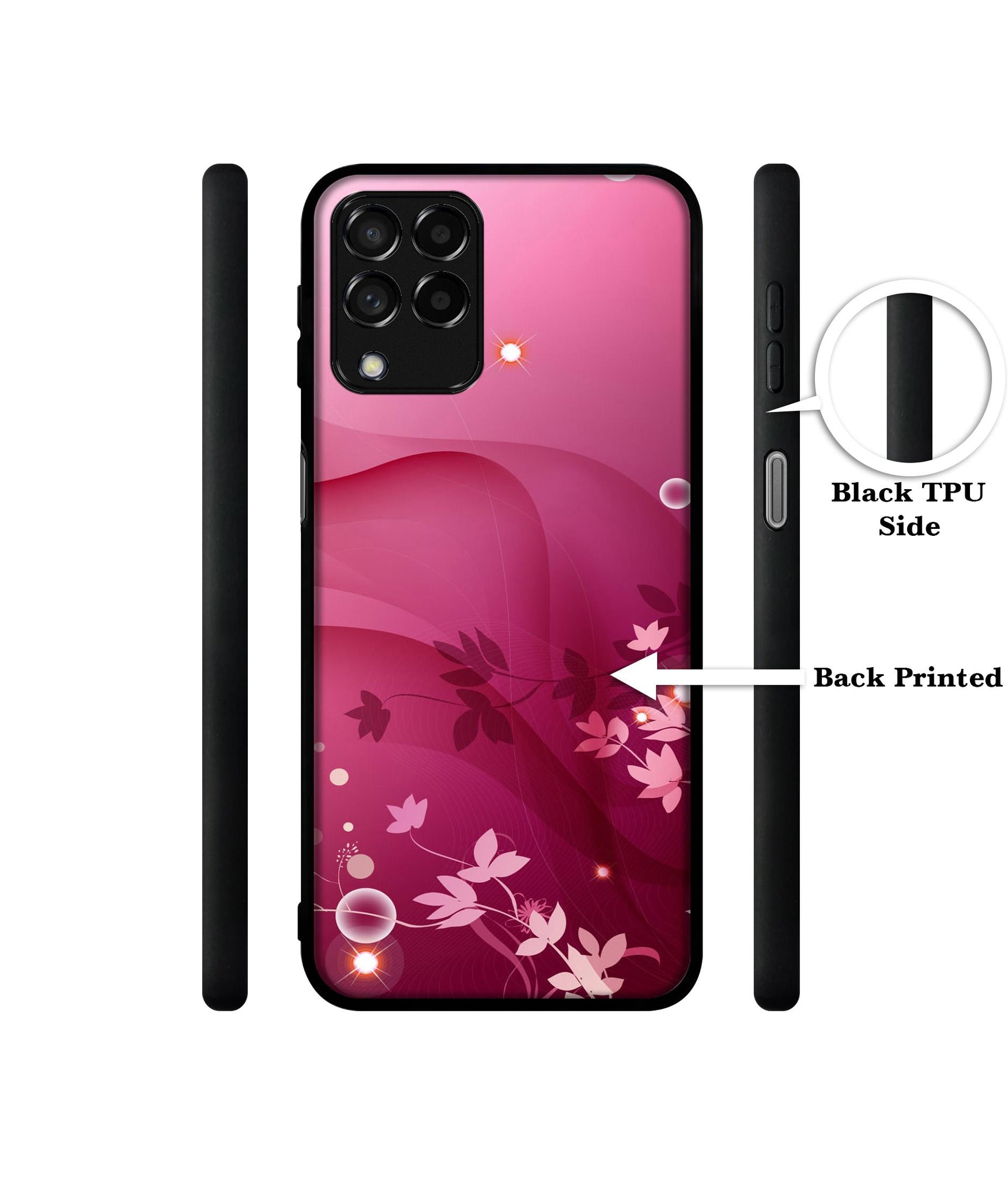 Pink Abstract Designer 2D Printed Back Case Cover for Samsung Galaxy M53 5G