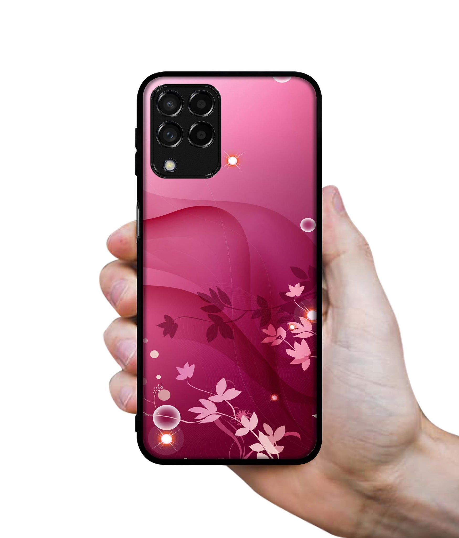Pink Abstract Designer 2D Printed Back Case Cover for Samsung Galaxy M53 5G