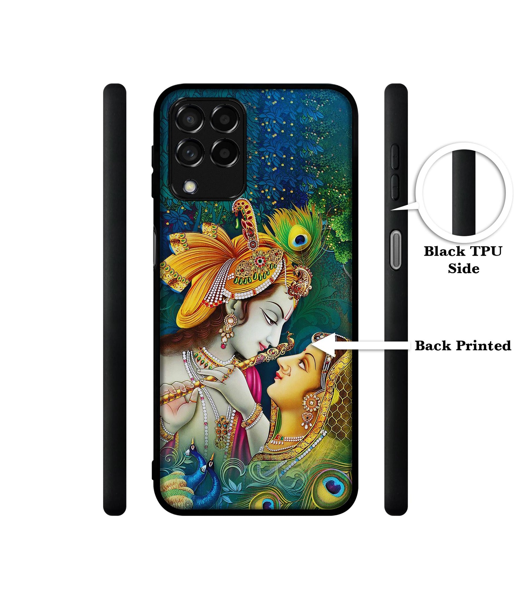 Radha Kishan Love Designer 2D Printed Back Case Cover for Samsung Galaxy M53 5G