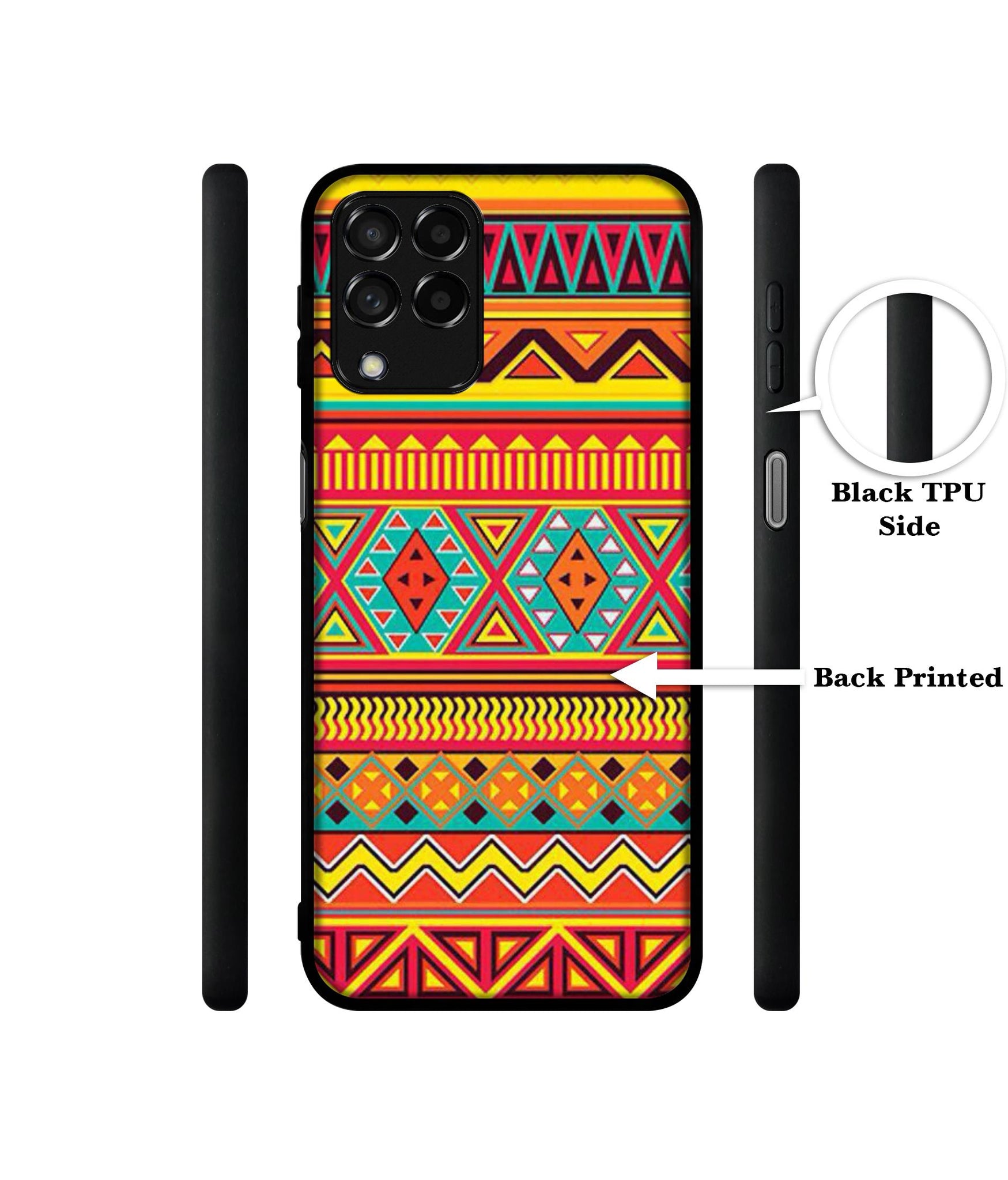 Artistic Rangoli Designer 2D Printed Back Case Cover for Samsung Galaxy M53 5G