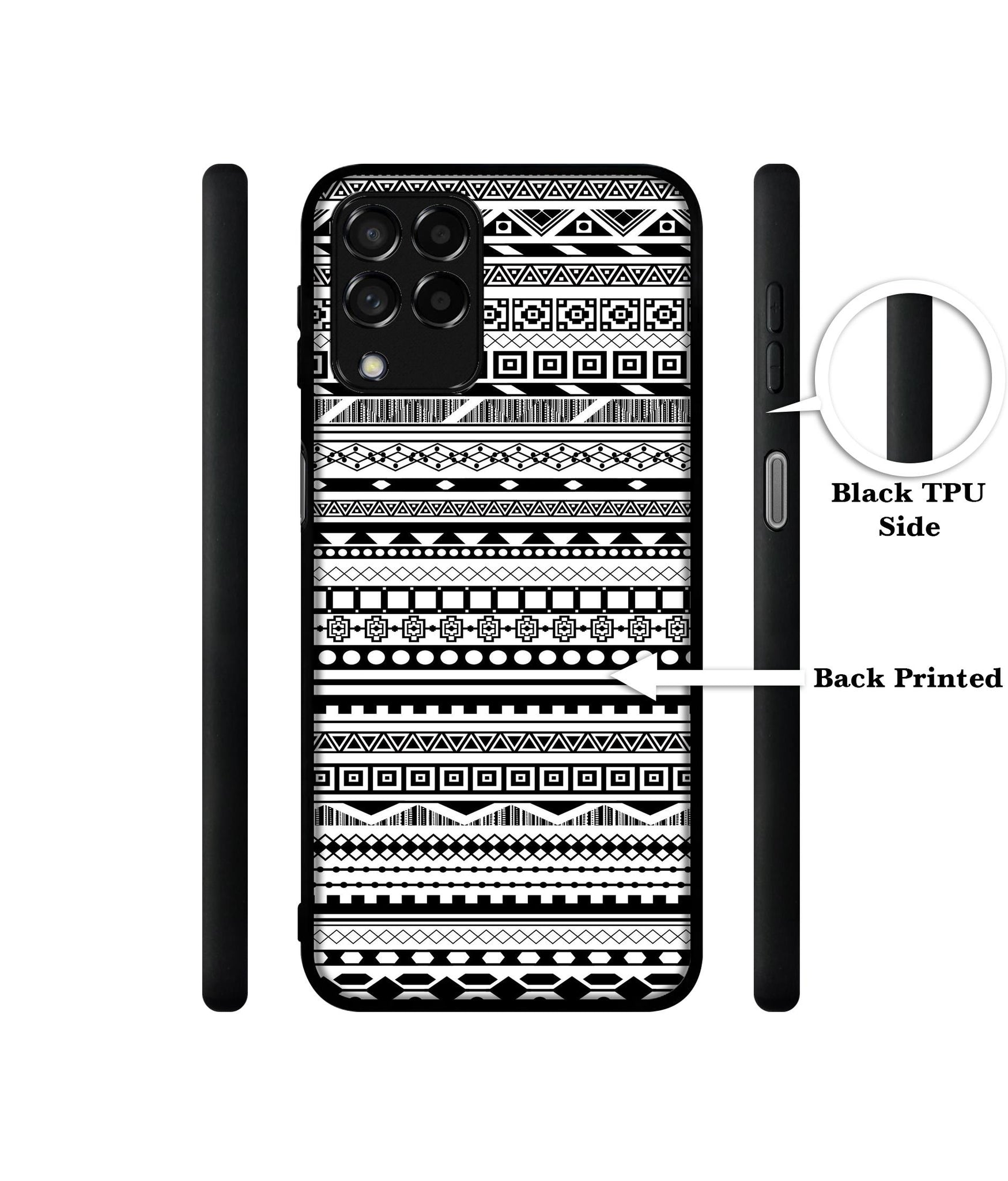 Black & White Patterns Designer 2D Printed Back Case Cover for Samsung Galaxy M53 5G