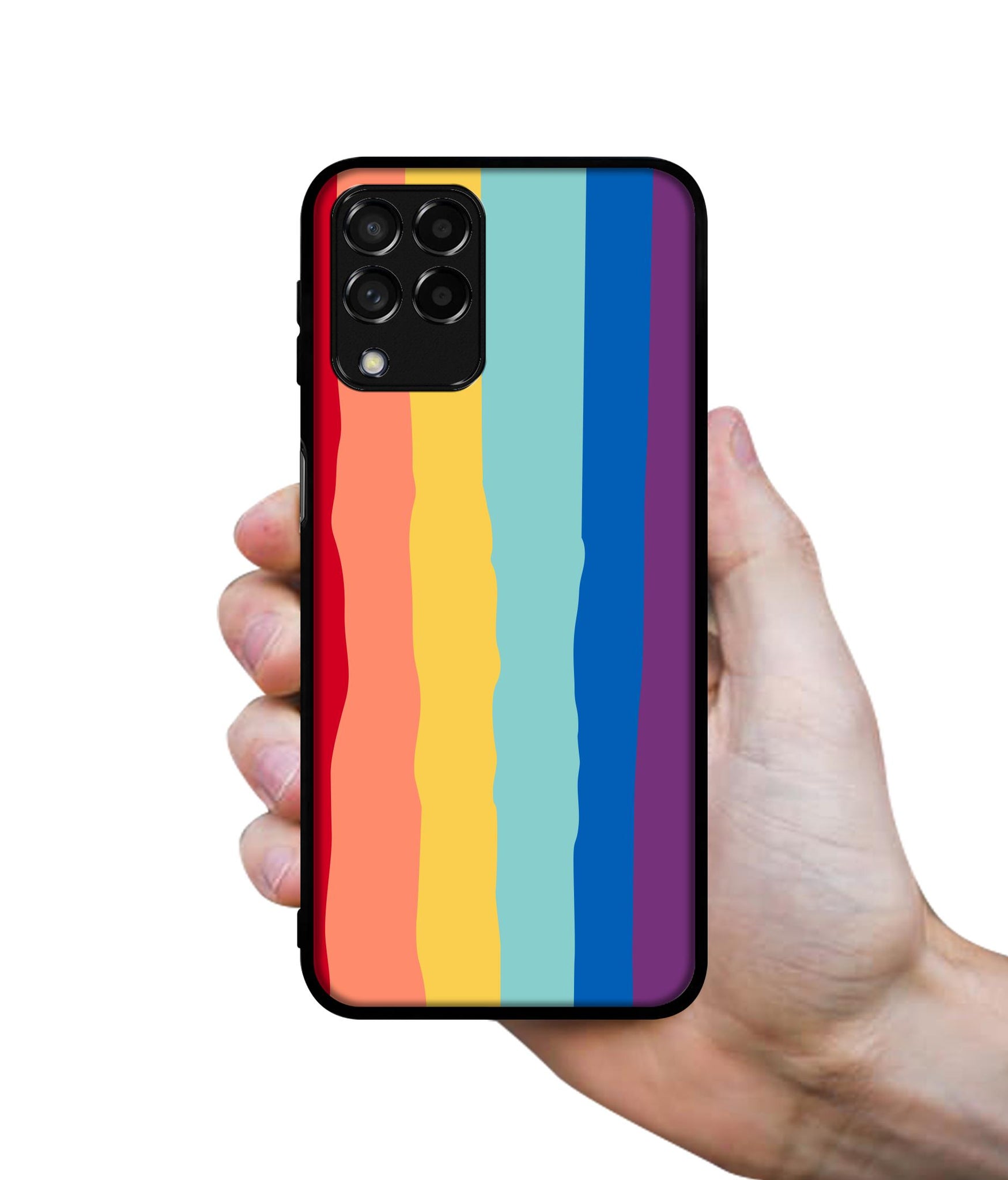 Rainbow Designer 2D Printed Back Case Cover for Samsung Galaxy M53 5G