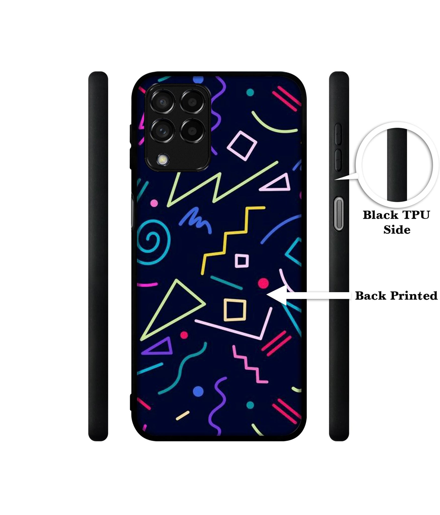 Retro Abstract Designer 2D Printed Back Case Cover for Samsung Galaxy M53 5G