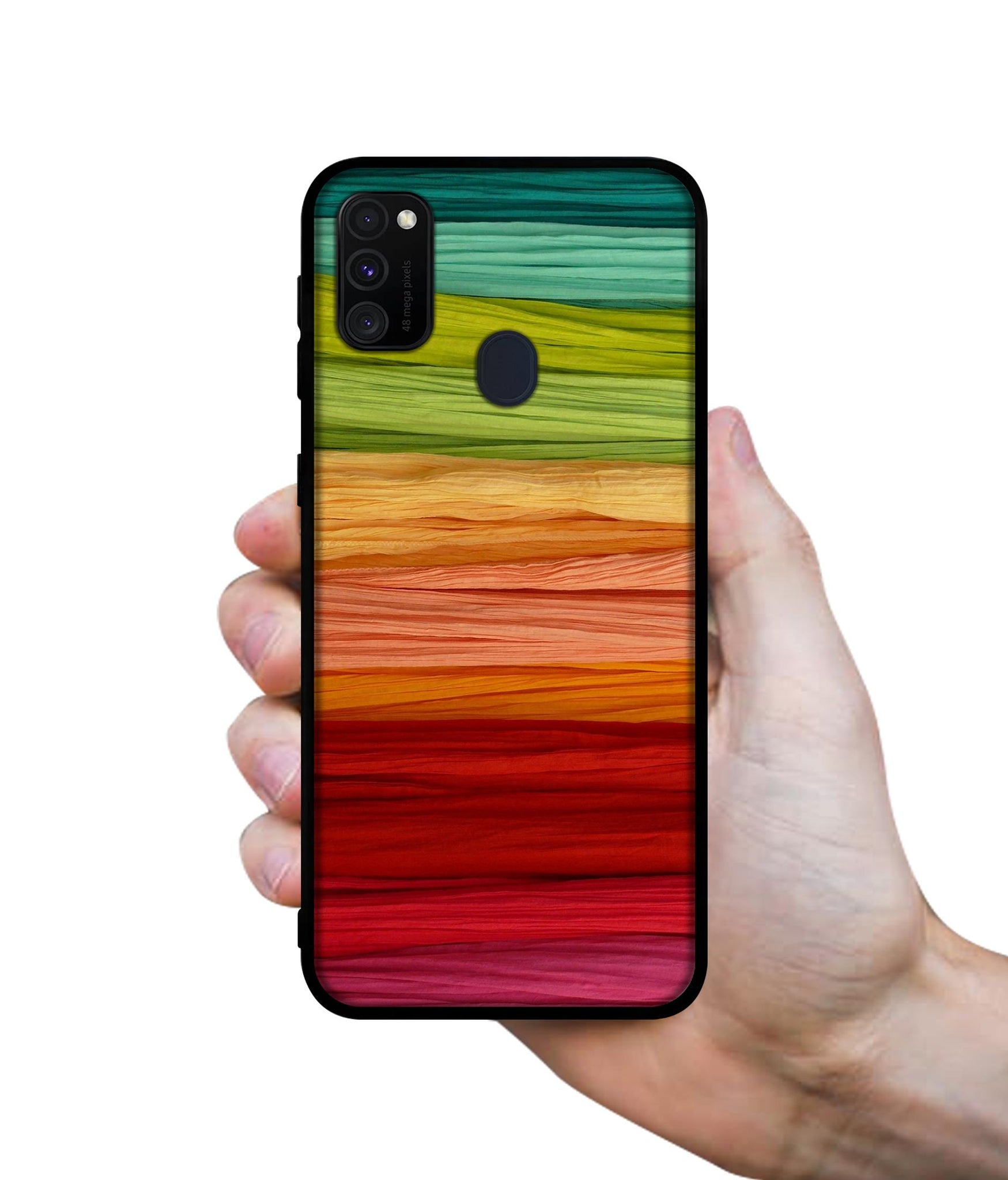 Colorful Thread Designer 2D Printed Back Case Cover for Samsung Galaxy M21 / M30s