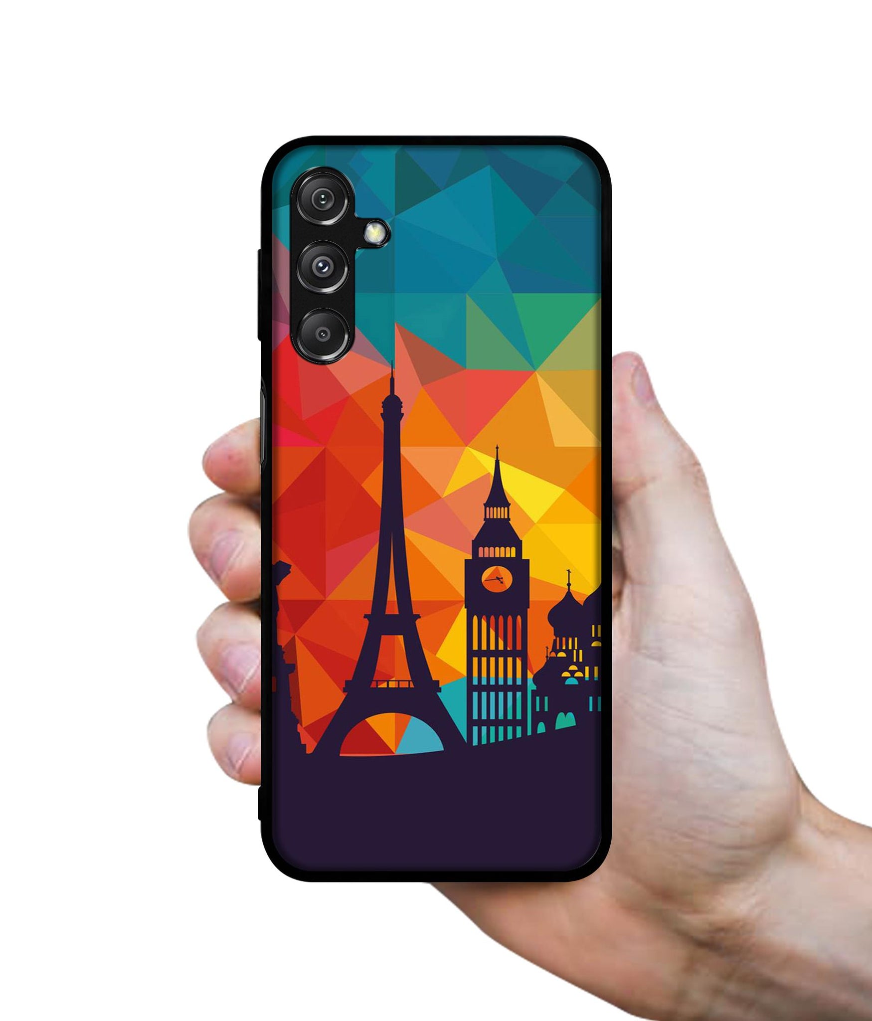 Colored Paris Designer 2D Printed Back Case Cover for Samsung Galaxy M34 5G / F34 5G