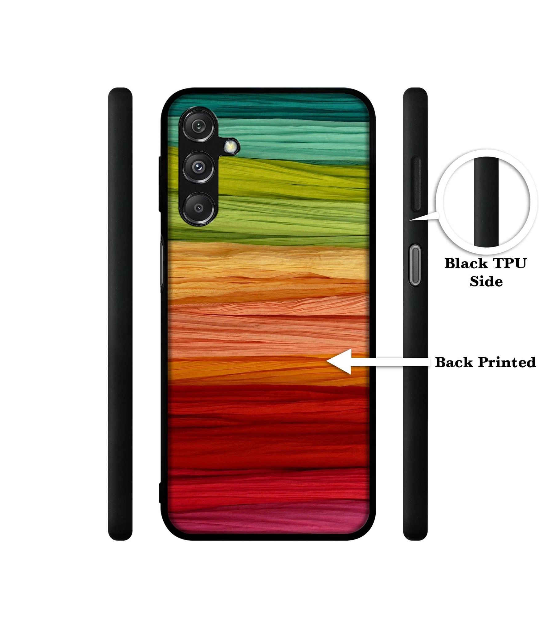 Colorful Thread Designer 2D Printed Back Case Cover for Samsung Galaxy M34 5G / F34 5G