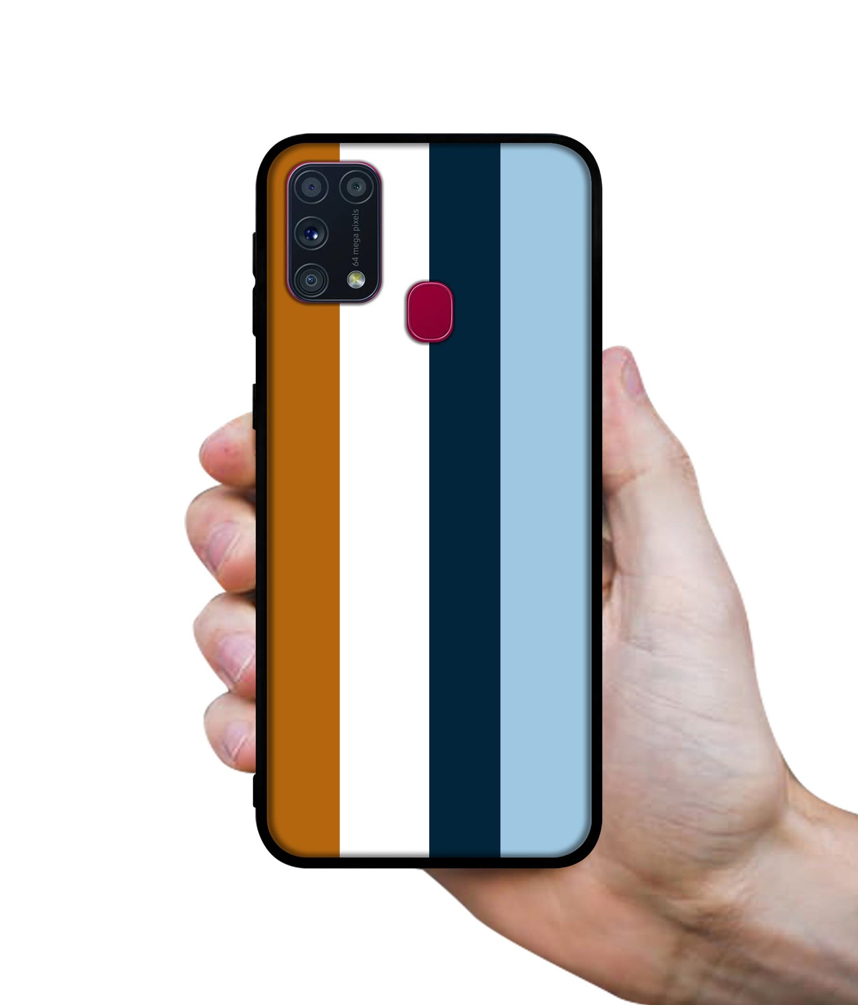 Color Stripes Designer 2D Printed Back Case Cover for Samsung Galaxy M31 Prime / M31 / F41