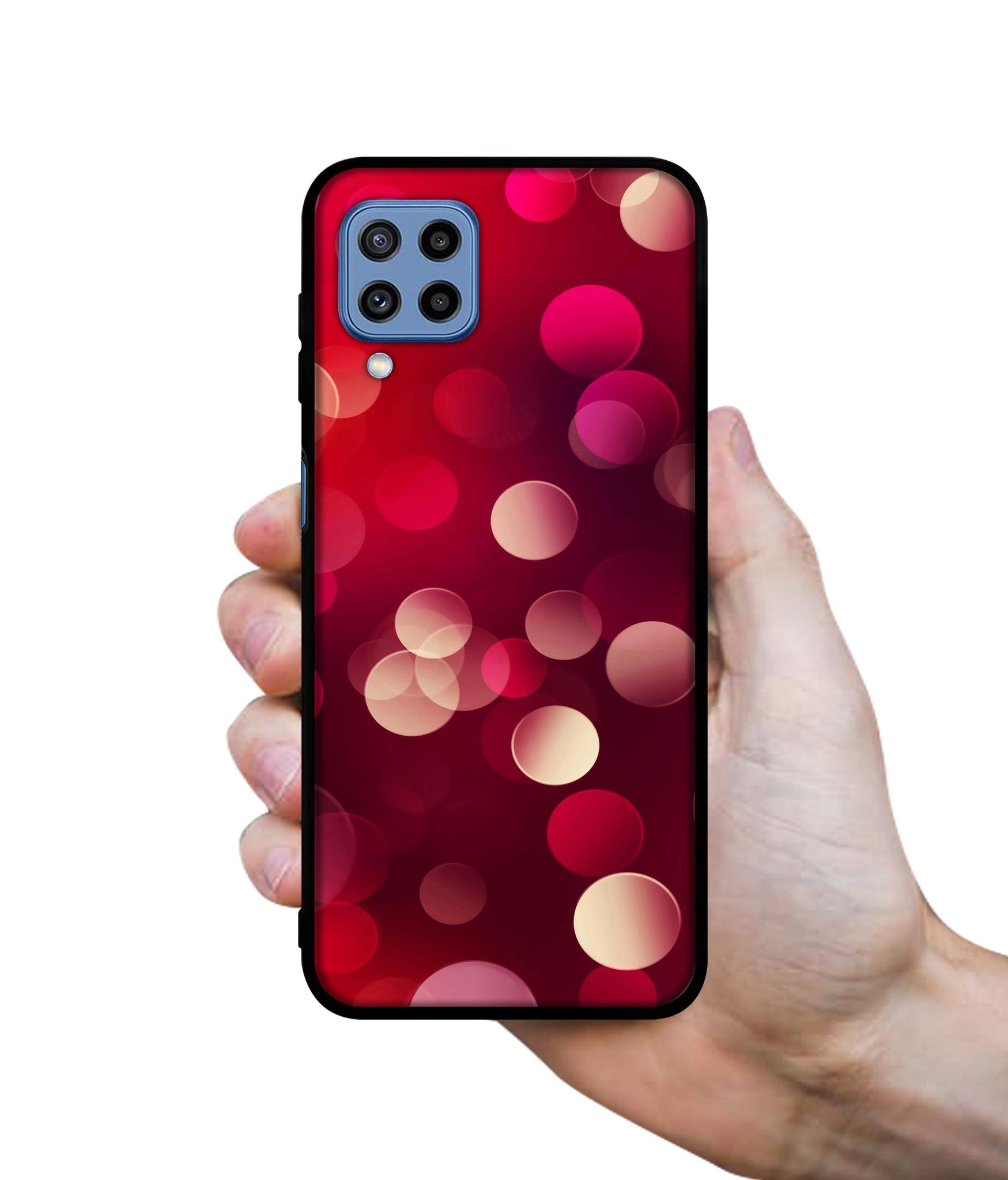 3D Circles Designer 2D Printed Back Case Cover for Samsung Galaxy M22 4G / M32 4G / F22 4G