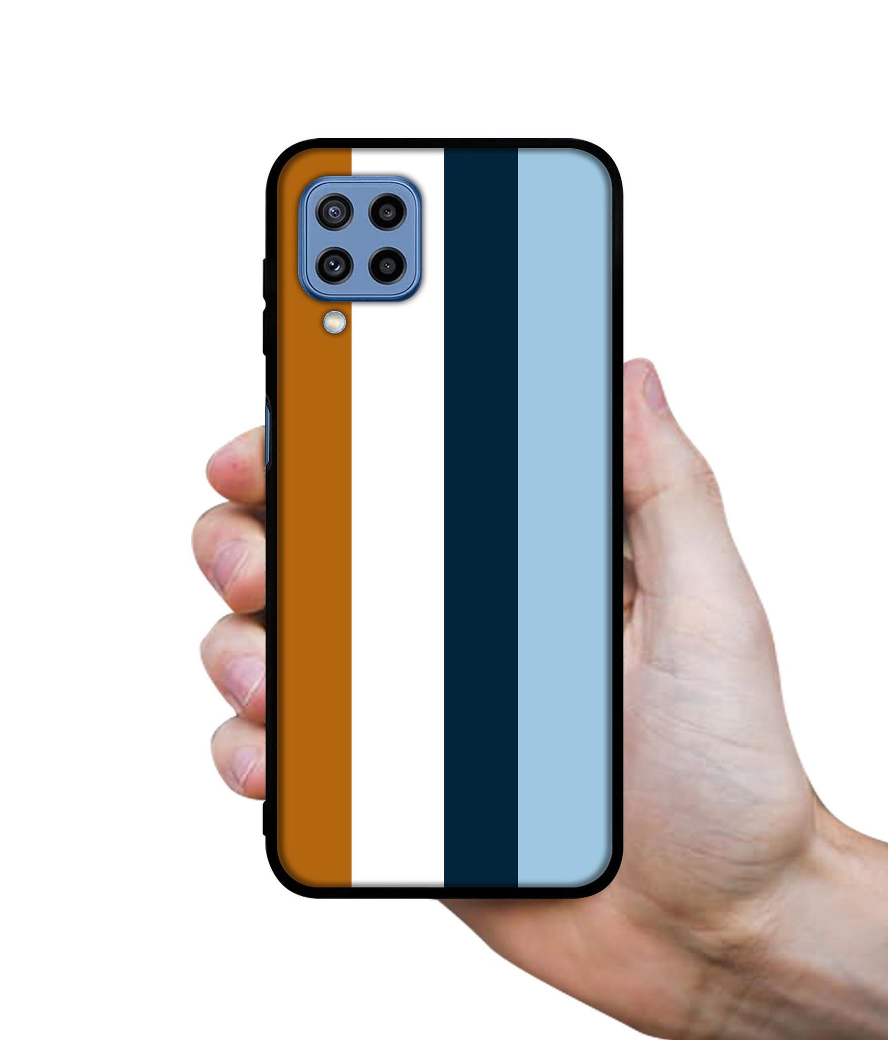 Color Stripes Designer 2D Printed Back Case Cover for Samsung Galaxy M22 4G / M32 4G / F22 4G