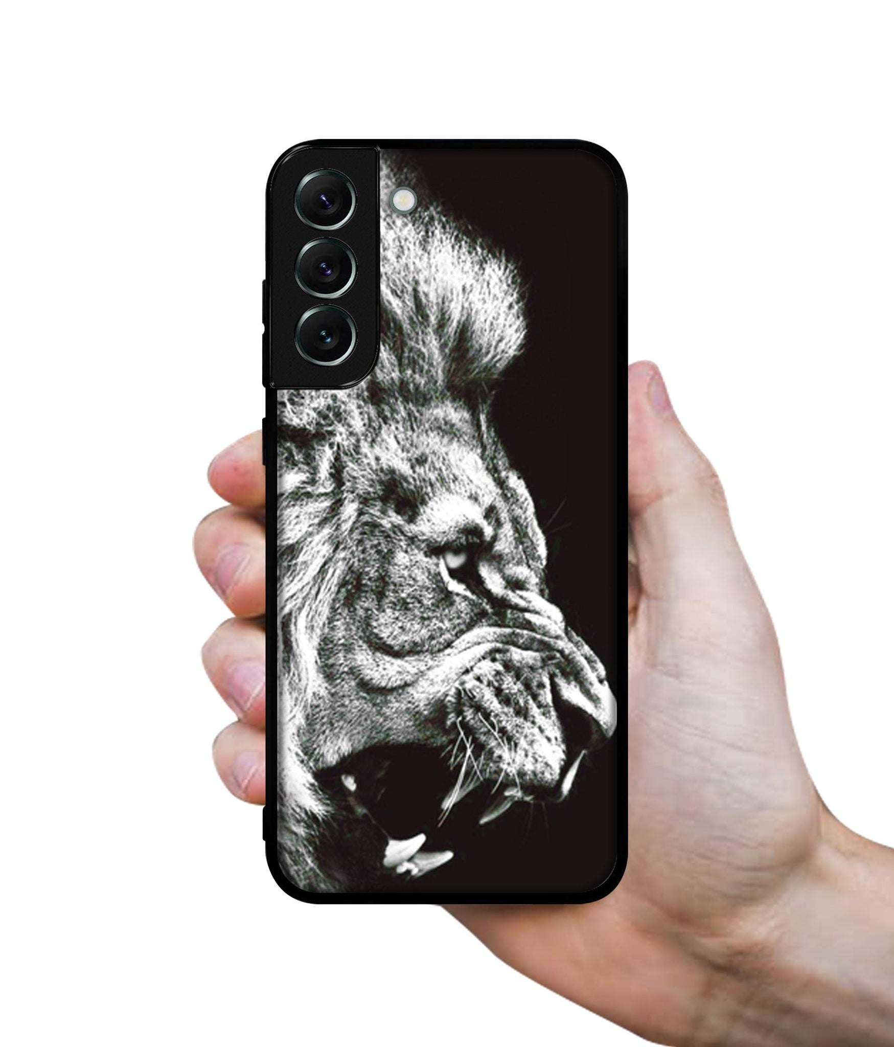 Angry Lion Designer 2D Printed Back Case Cover for Samsung Galaxy S21 FE 5G