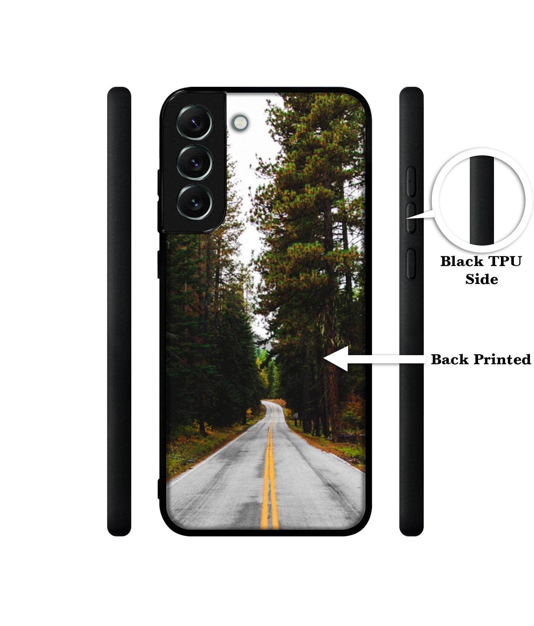 Road Photo Designer 2D Printed Back Case Cover for Samsung Galaxy S21 FE 5G