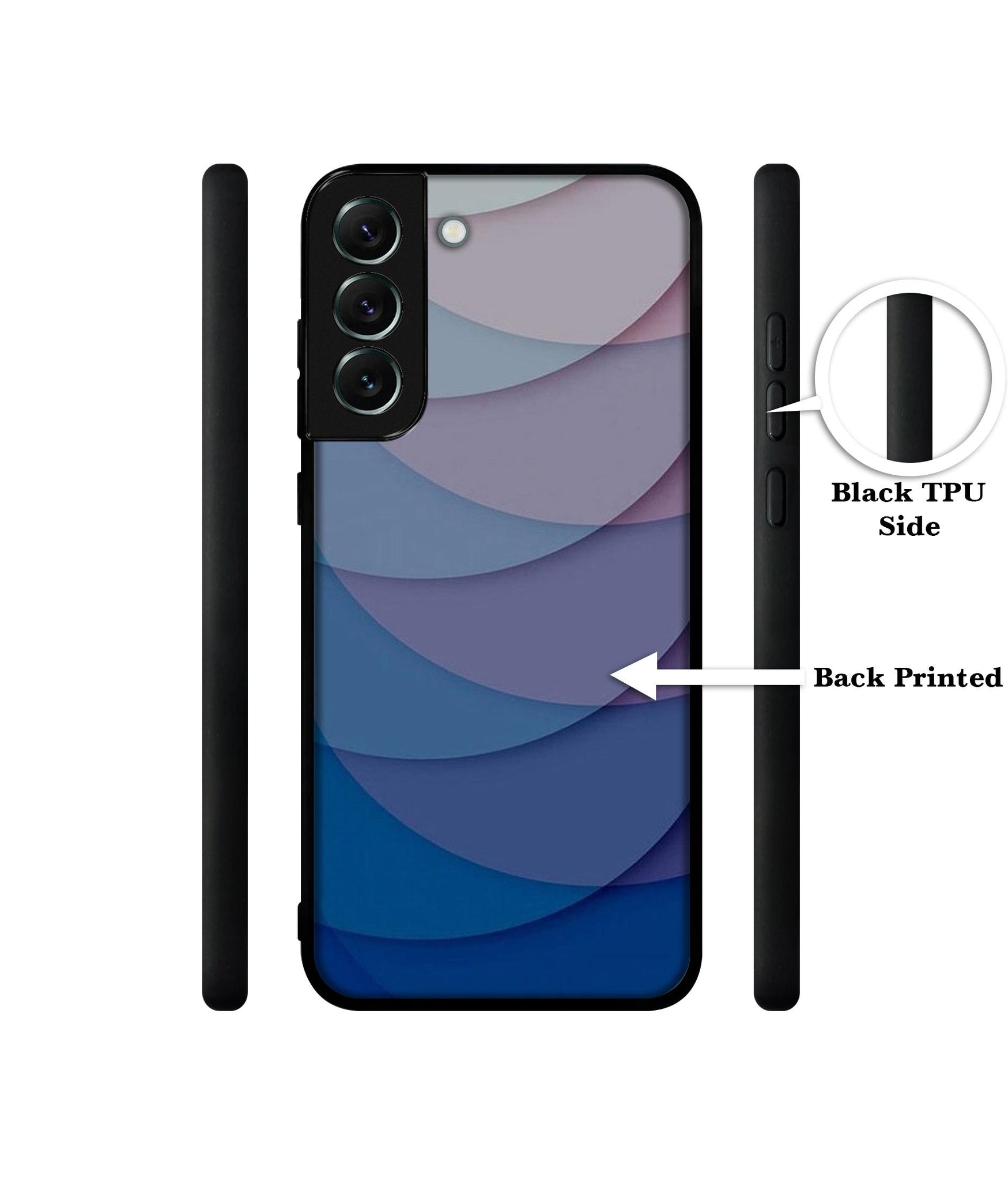 Waves Pattern Print Designer 2D Printed Back Case Cover for Samsung Galaxy S21 FE 5G