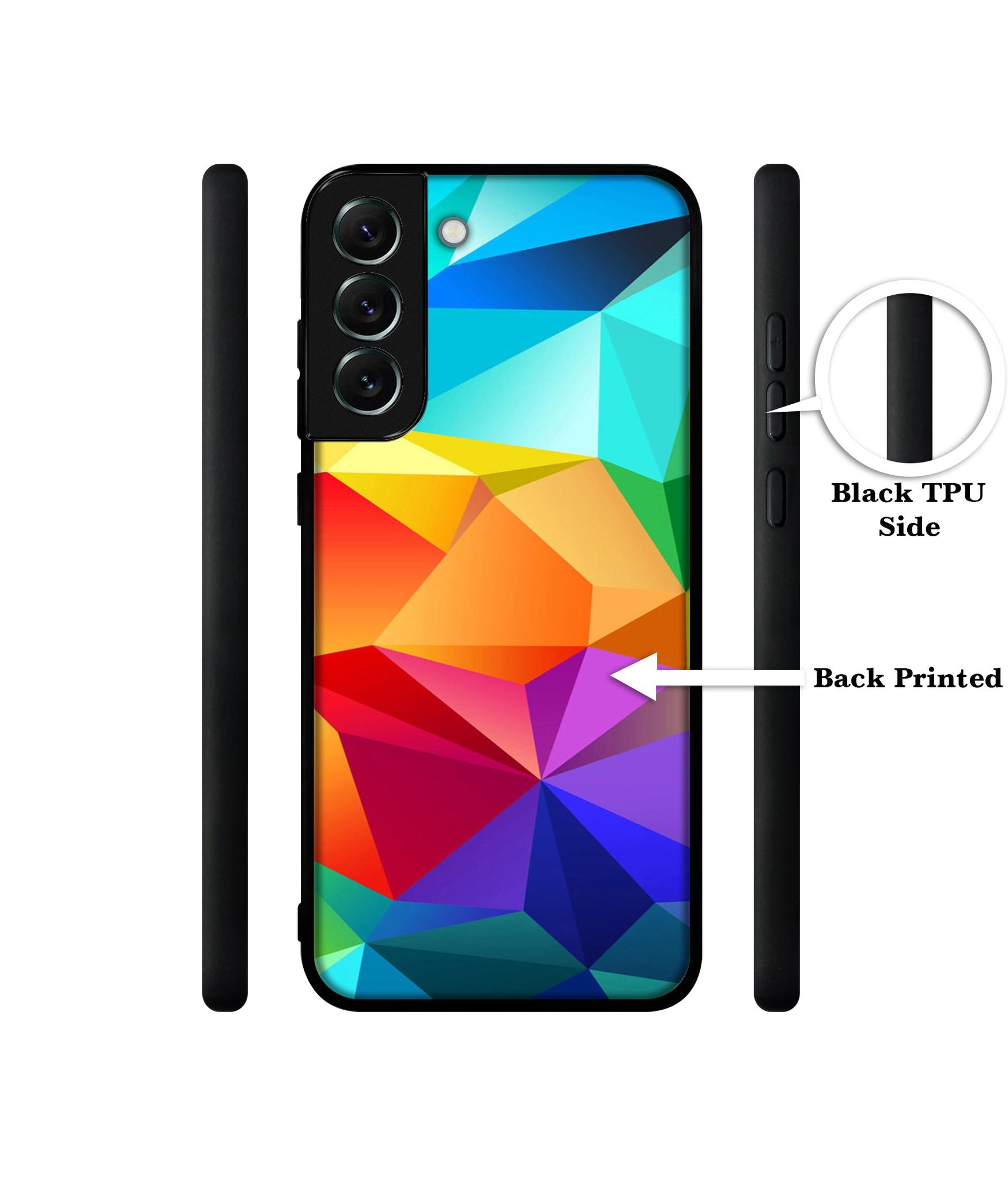 Colorful Pattern Designer 2D Printed Back Case Cover for Samsung Galaxy S21 FE 5G