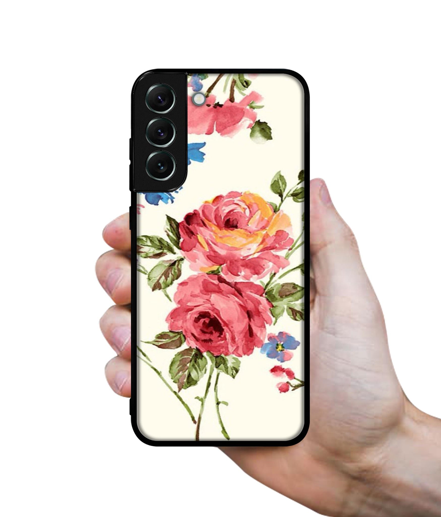 Vintage Painting Flower Designer 2D Printed Back Case Cover for Samsung Galaxy S21 FE 5G