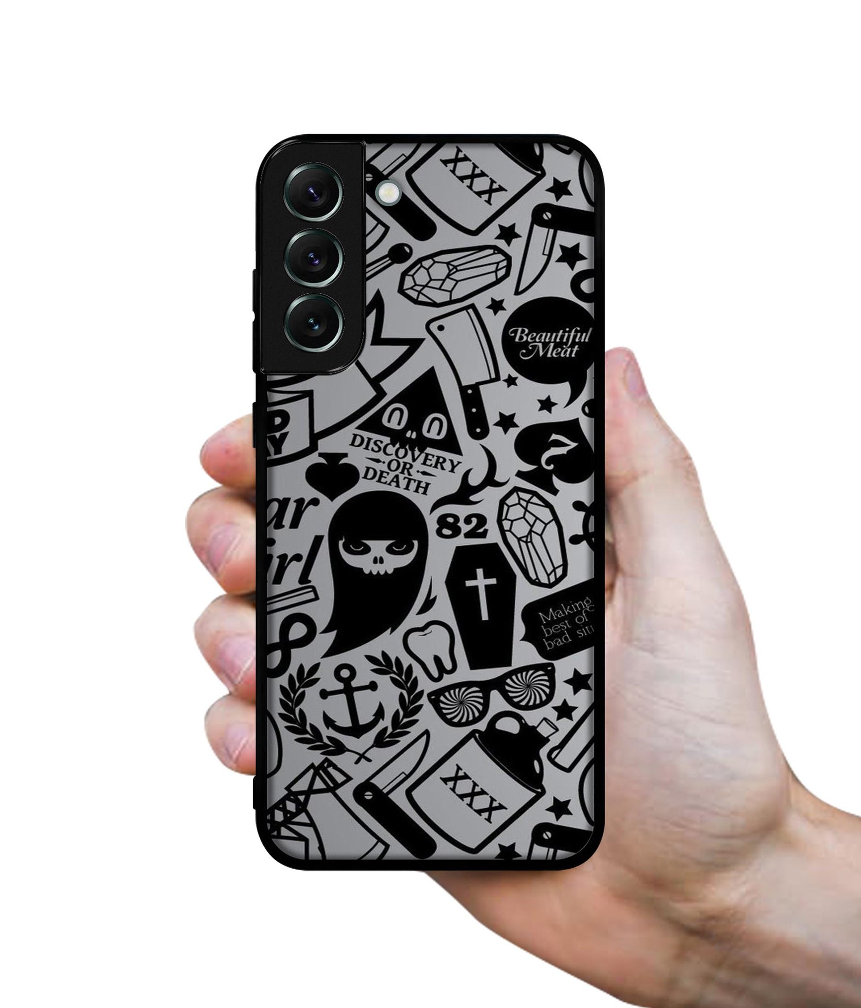 Discover Or Death Designer 2D Printed Back Case Cover for Samsung Galaxy S21 FE 5G