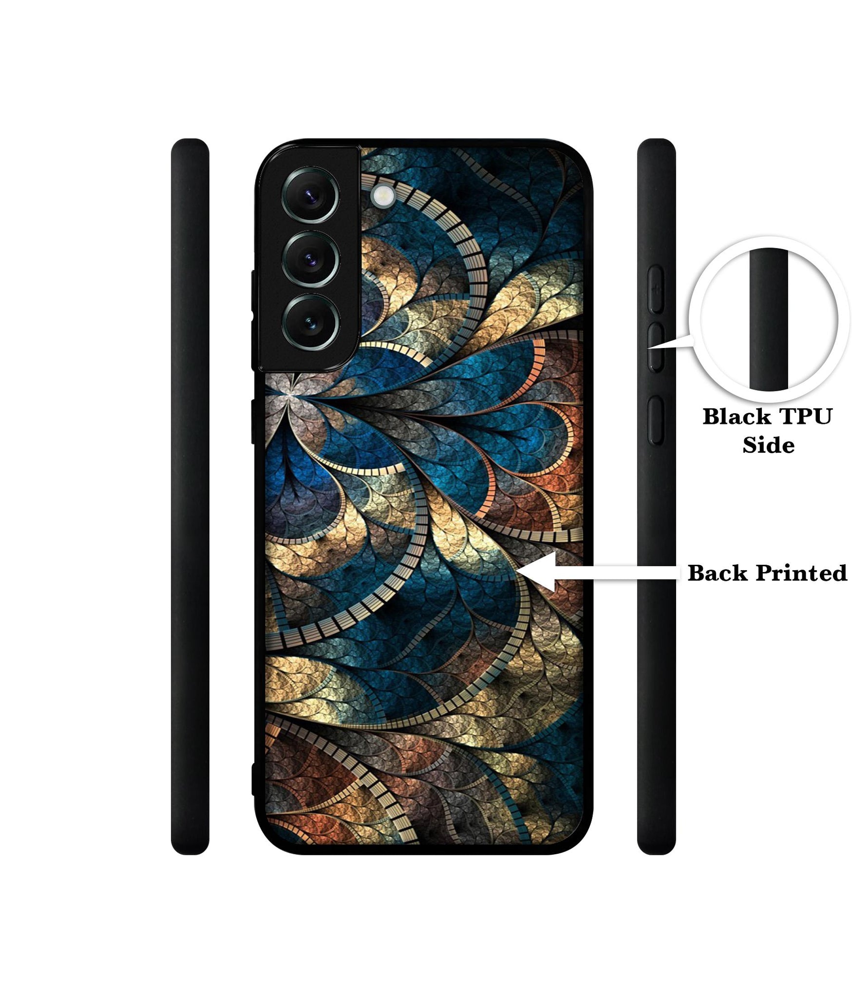 Fractional Pattern Designer 2D Printed Back Case Cover for Samsung Galaxy S21 FE 5G