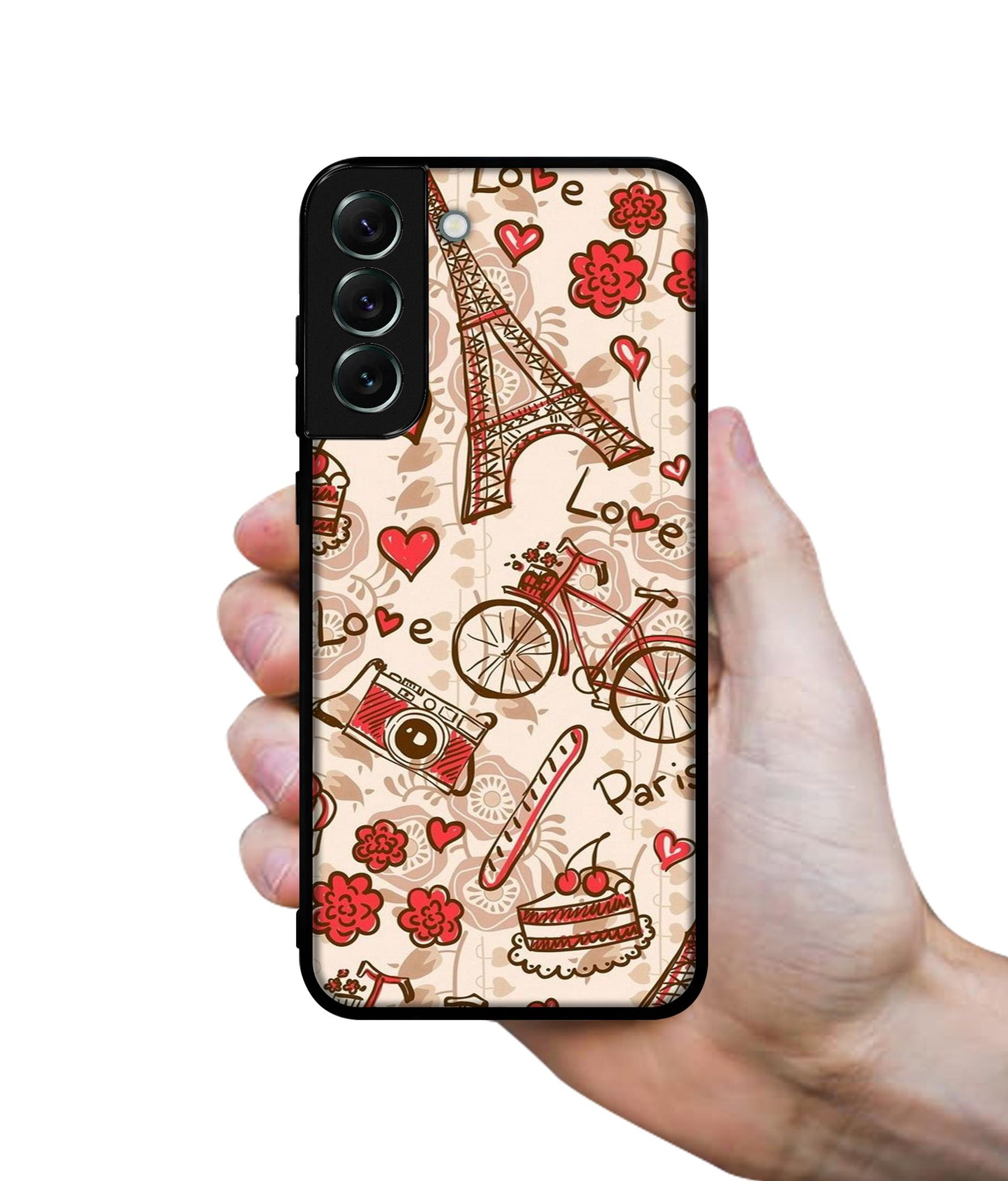 Vintage Paris Designer 2D Printed Back Case Cover for Samsung Galaxy S21 FE 5G