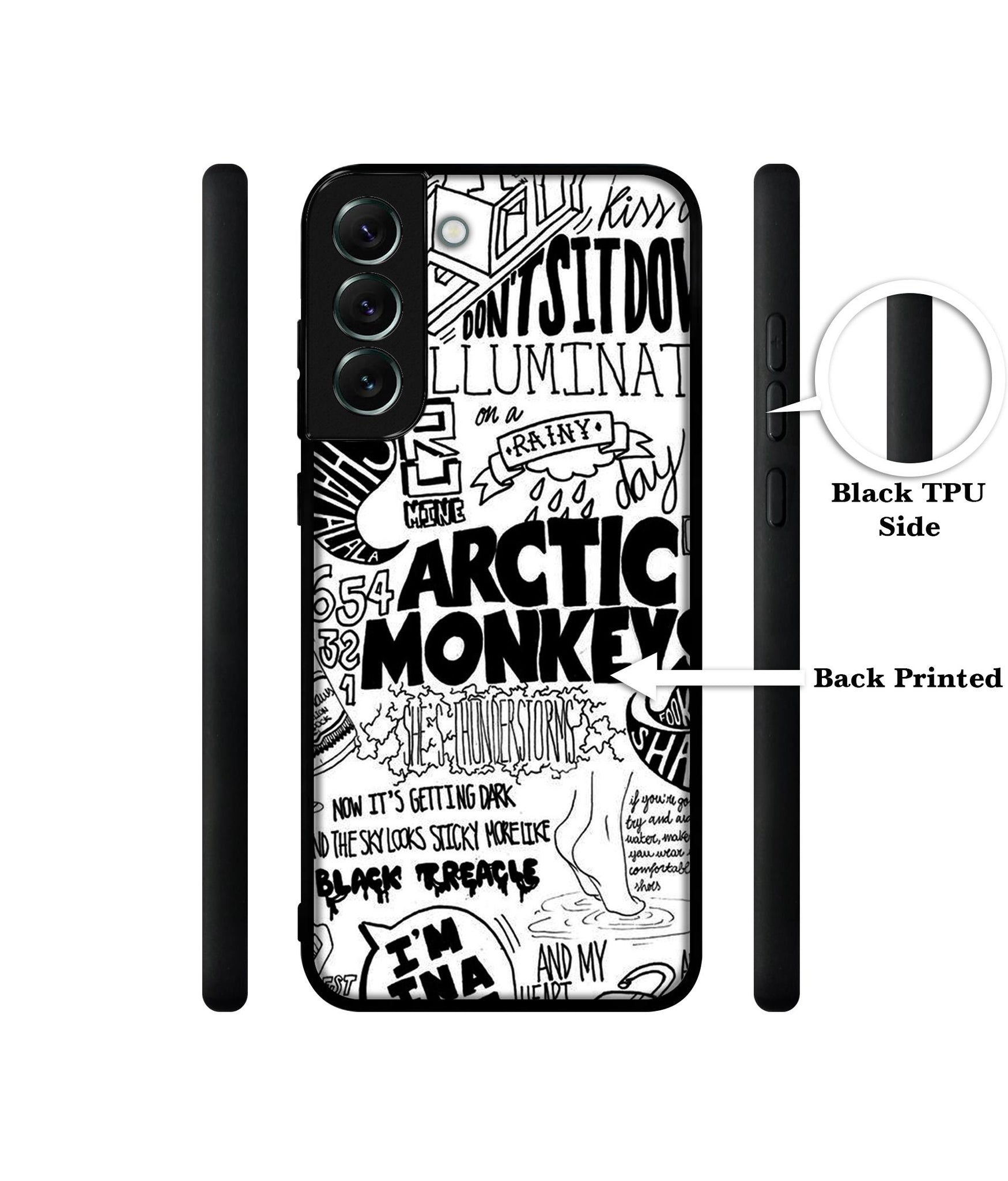 Arctic Monkeys Pattern Designer 2D Printed Back Case Cover for Samsung Galaxy S21 FE 5G