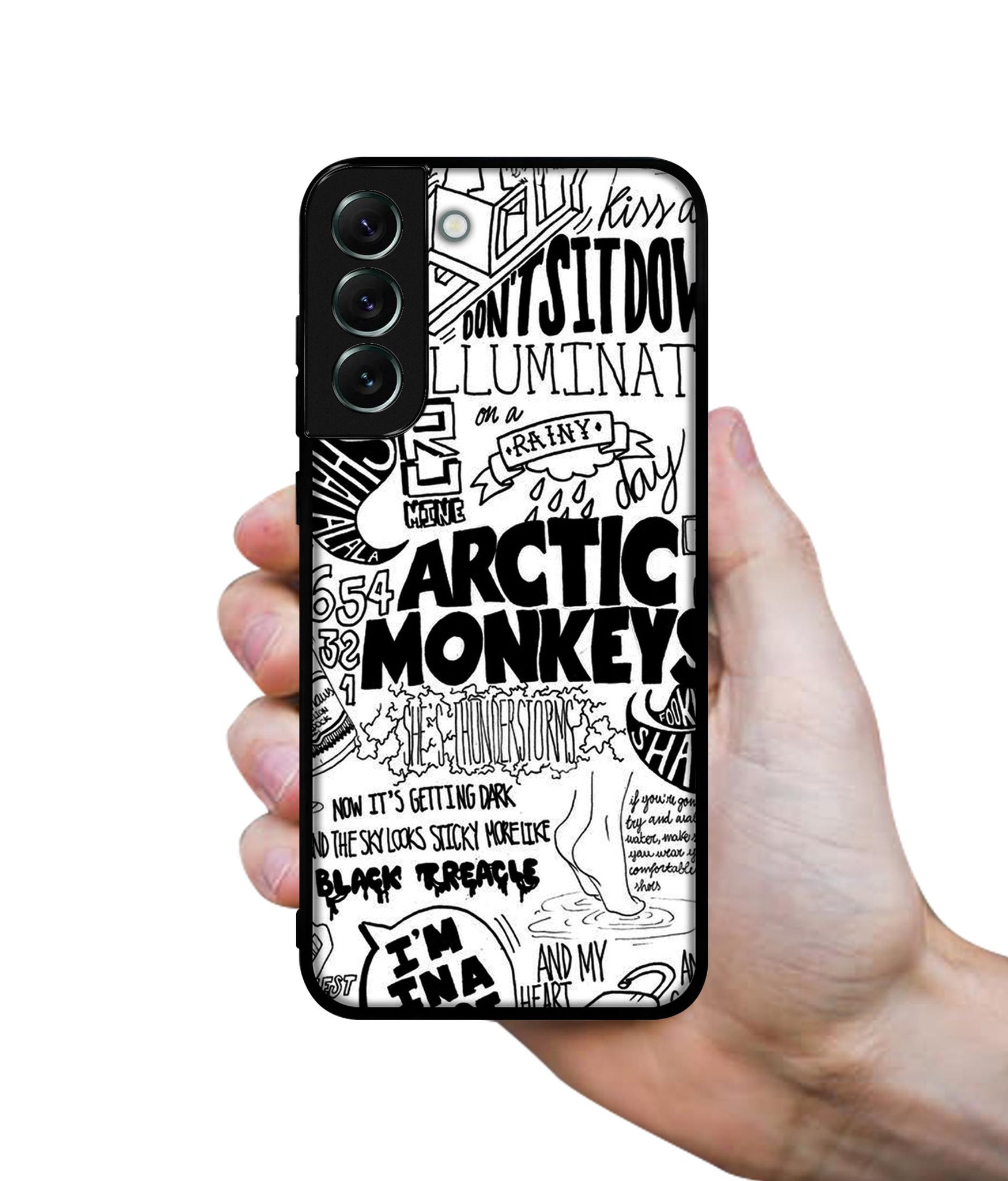 Arctic Monkeys Pattern Designer 2D Printed Back Case Cover for Samsung Galaxy S21 FE 5G