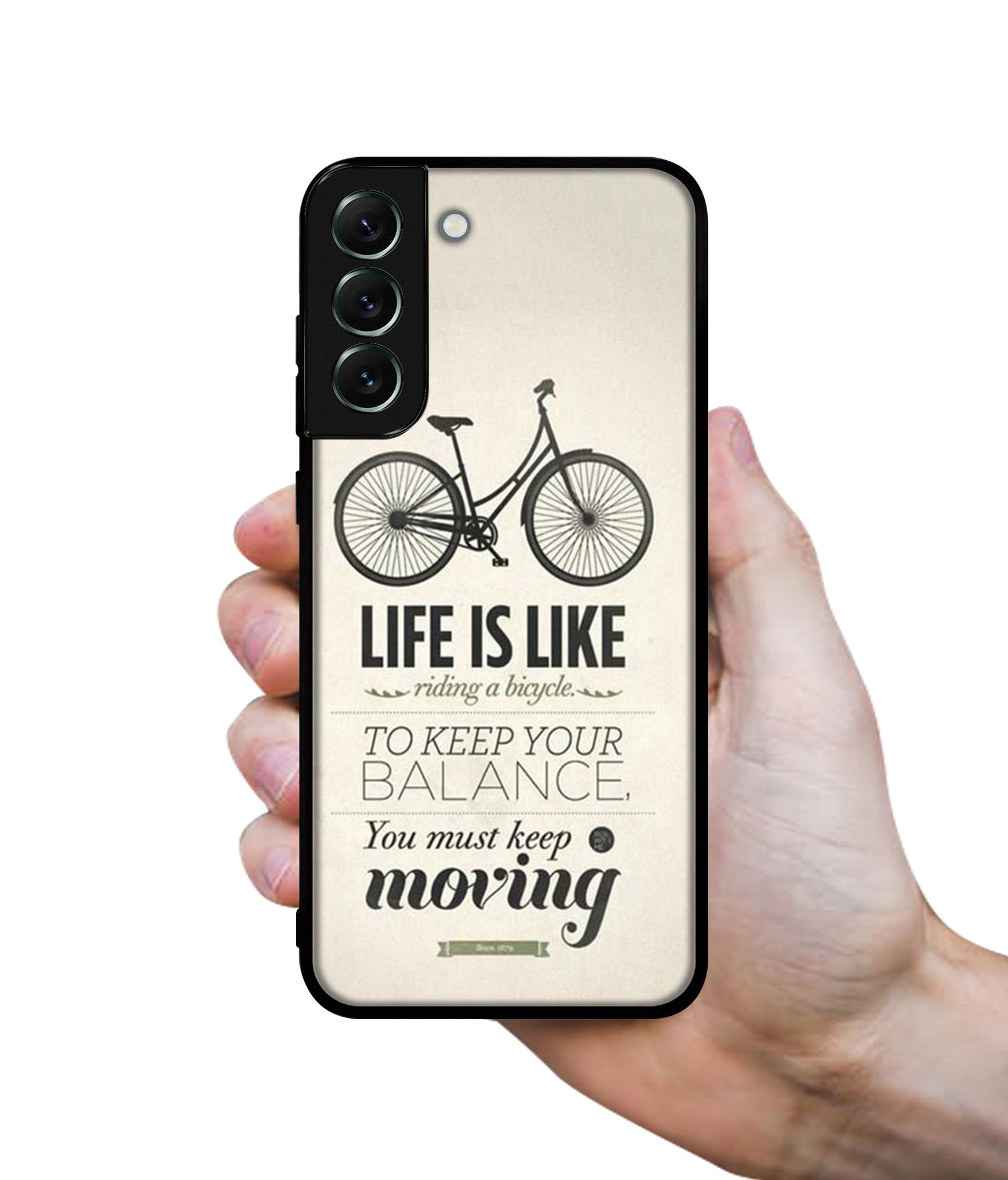 Life is Like Moving Designer 2D Printed Back Case Cover for Samsung Galaxy S21 FE 5G