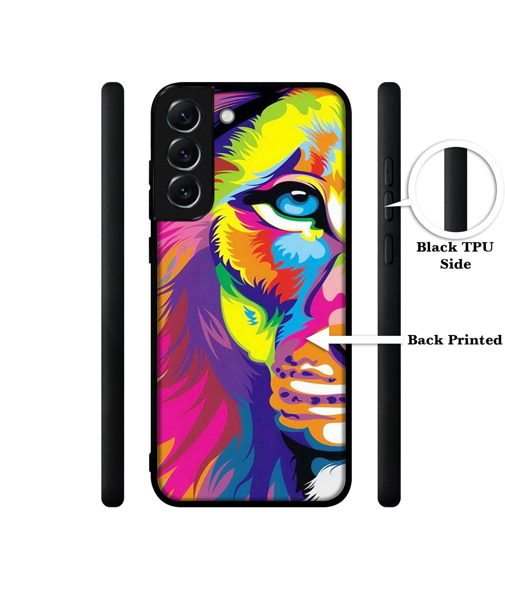 Lion Designer 2D Printed Back Case Cover for Samsung Galaxy S21 FE 5G