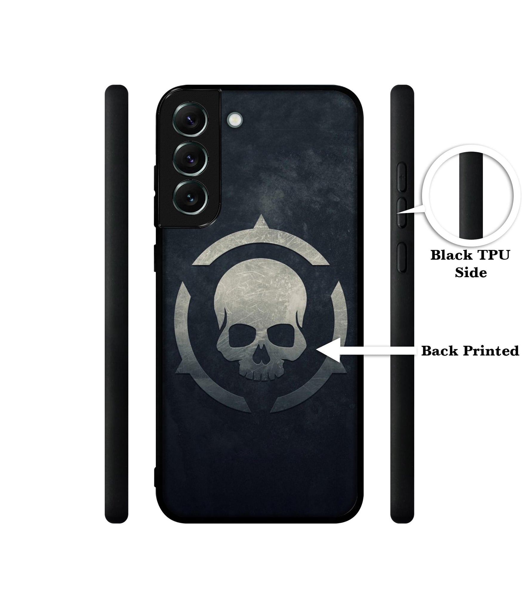 Skull Pattern Print Designer 2D Printed Back Case Cover for Samsung Galaxy S21 FE 5G