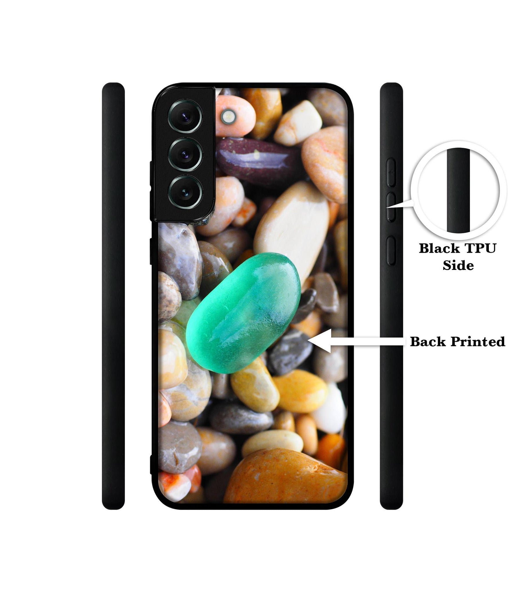 Sea Stones Designer 2D Printed Back Case Cover for Samsung Galaxy S21 FE 5G