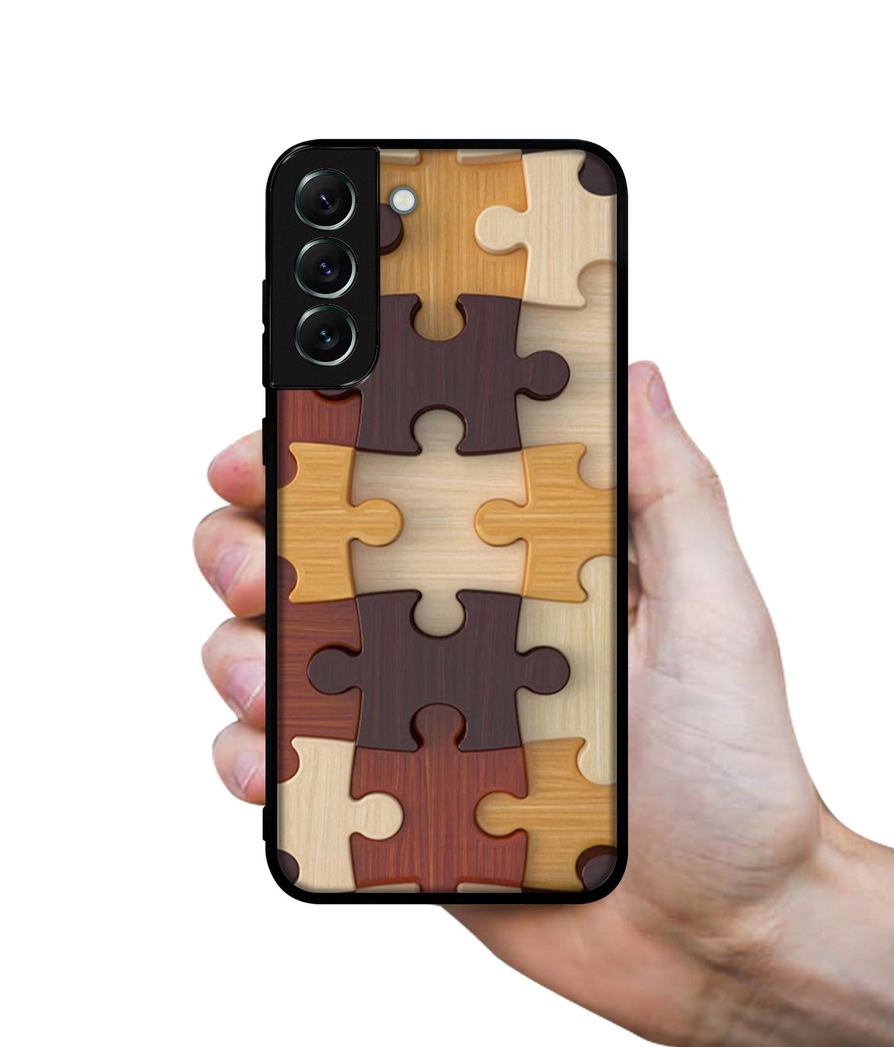 Puzzle Pattern Designer 2D Printed Back Case Cover for Samsung Galaxy S21 FE 5G